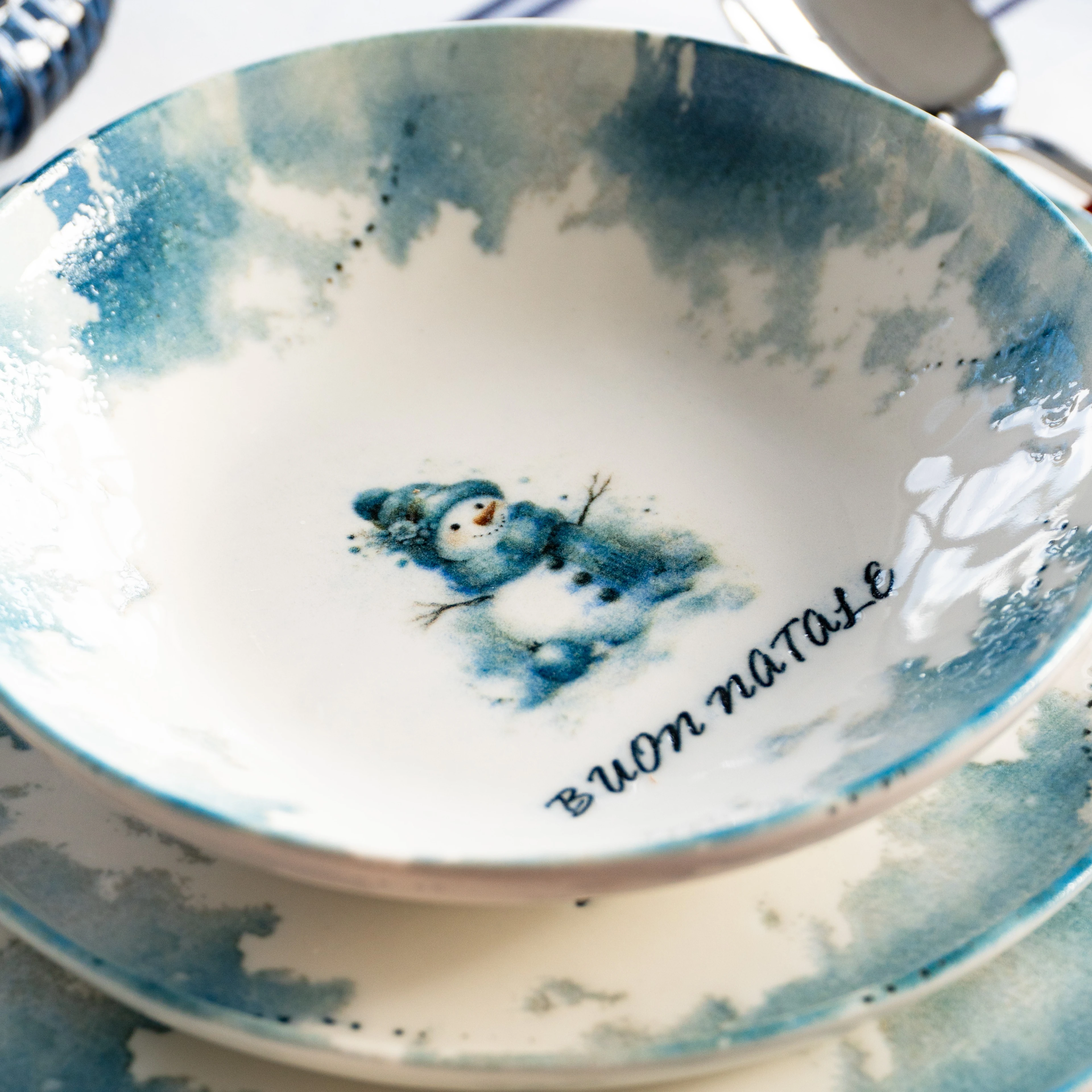 Ghiandoro Servizio di Piatti Porcellana