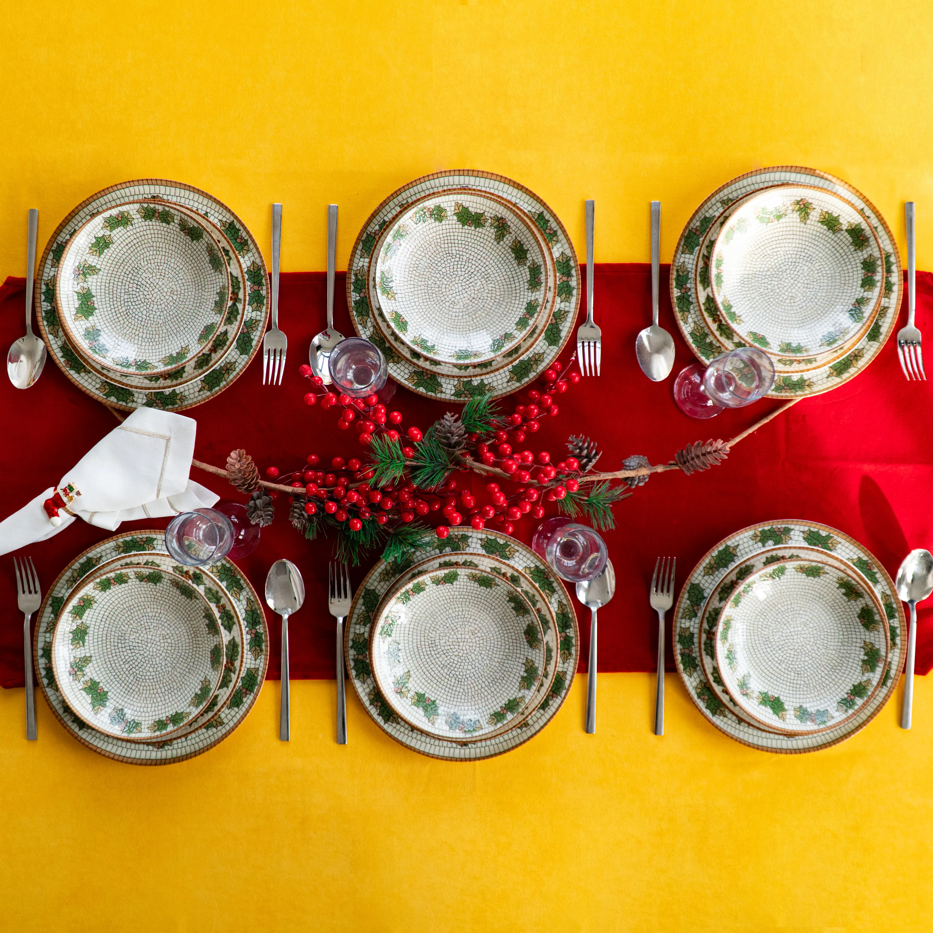 Festalia Servizio di Piatti Porcellana