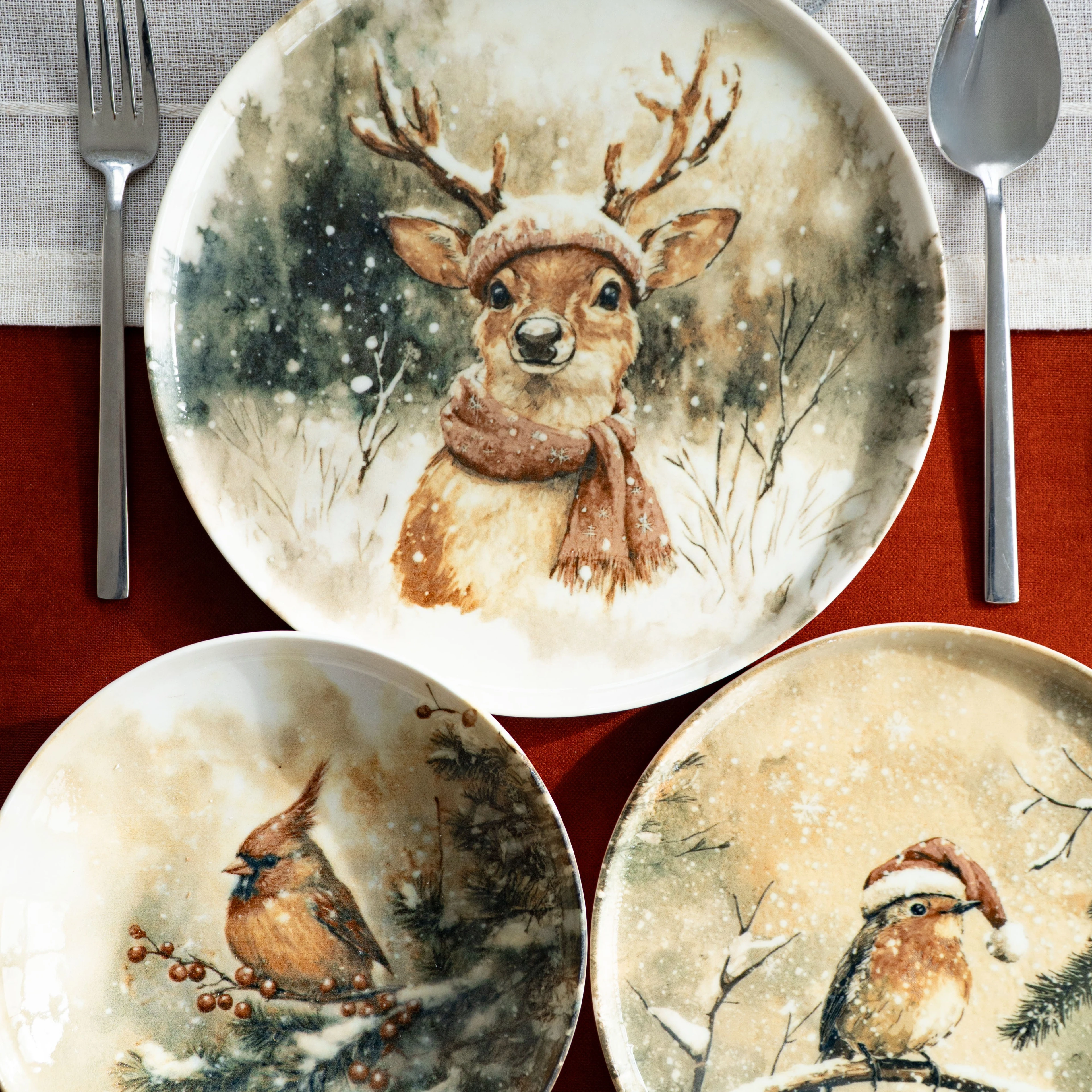 Boscaro Servizio di Piatti Porcellana