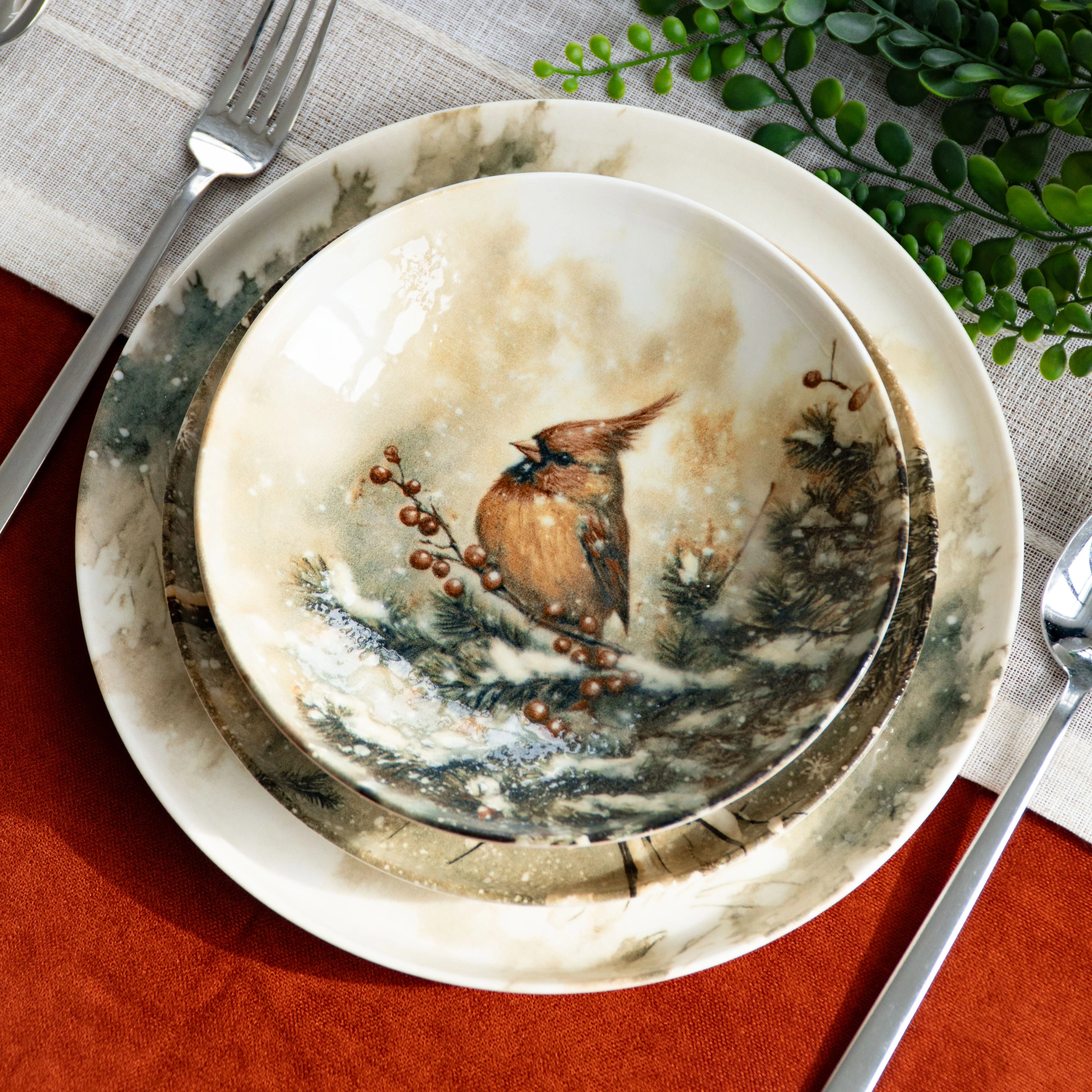 Boscaro Servizio di Piatti Porcellana