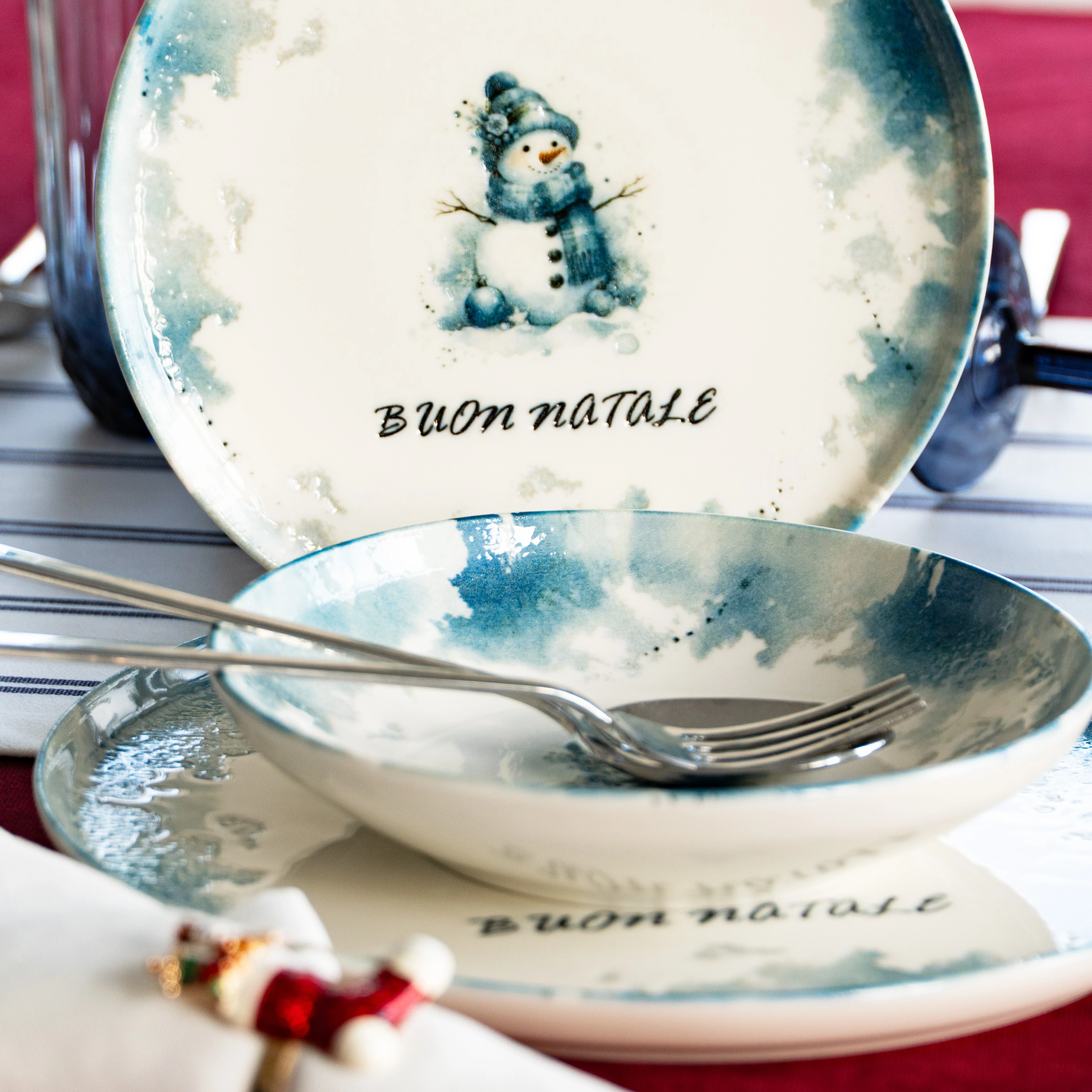 Ghiandoro Servizio di Piatti Porcellana