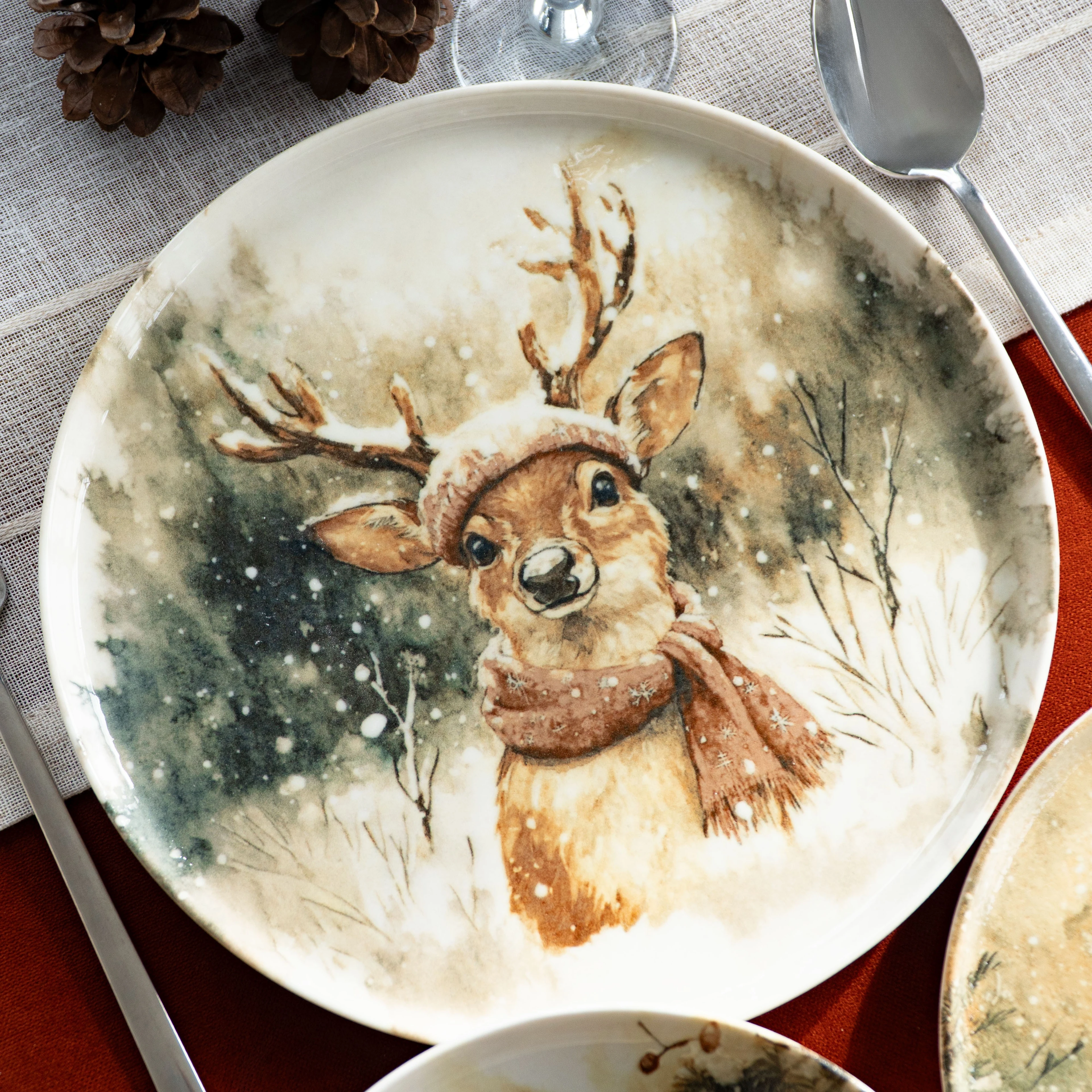 Boscaro Servizio di Piatti Porcellana