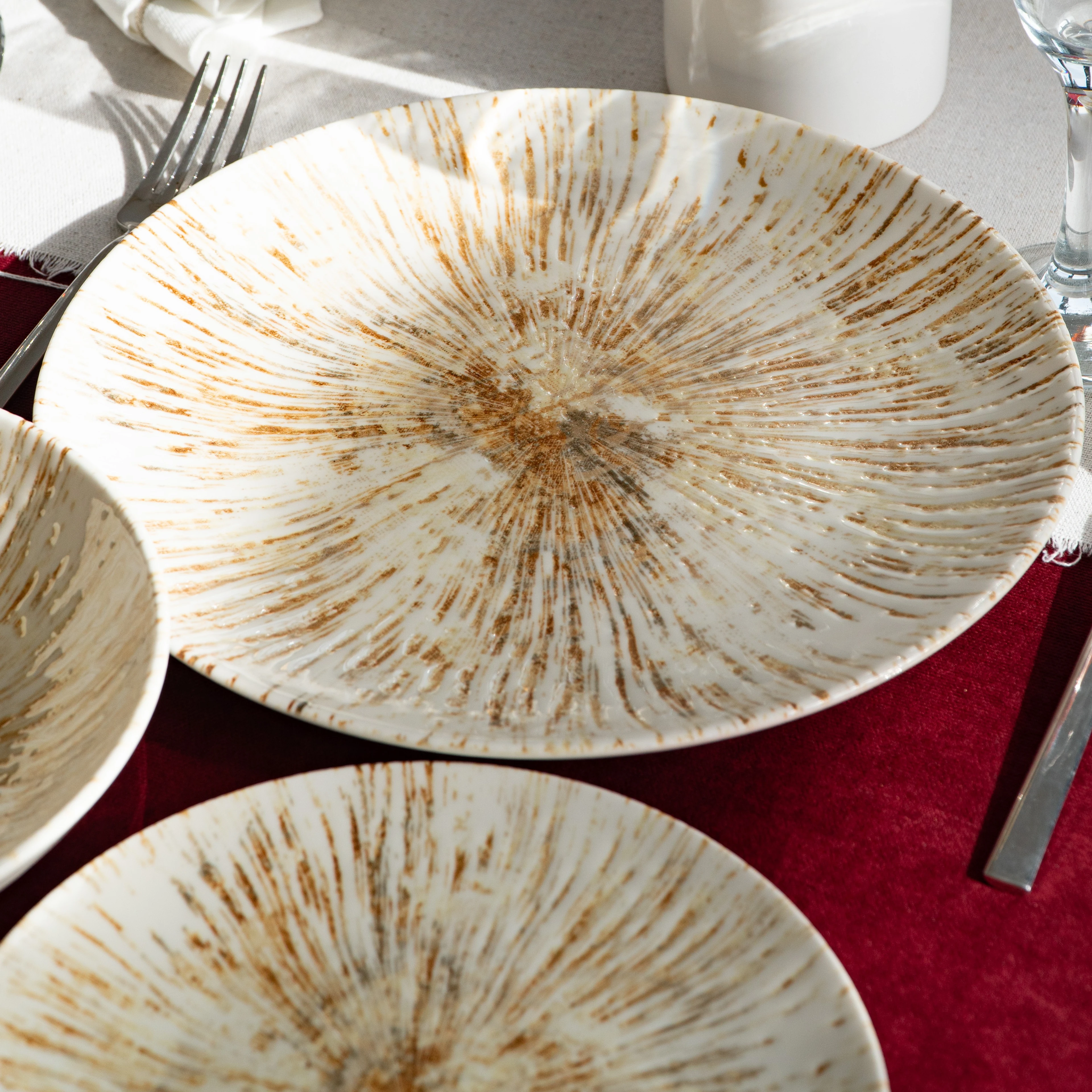 Patara Servizio di Piatti Porcellana