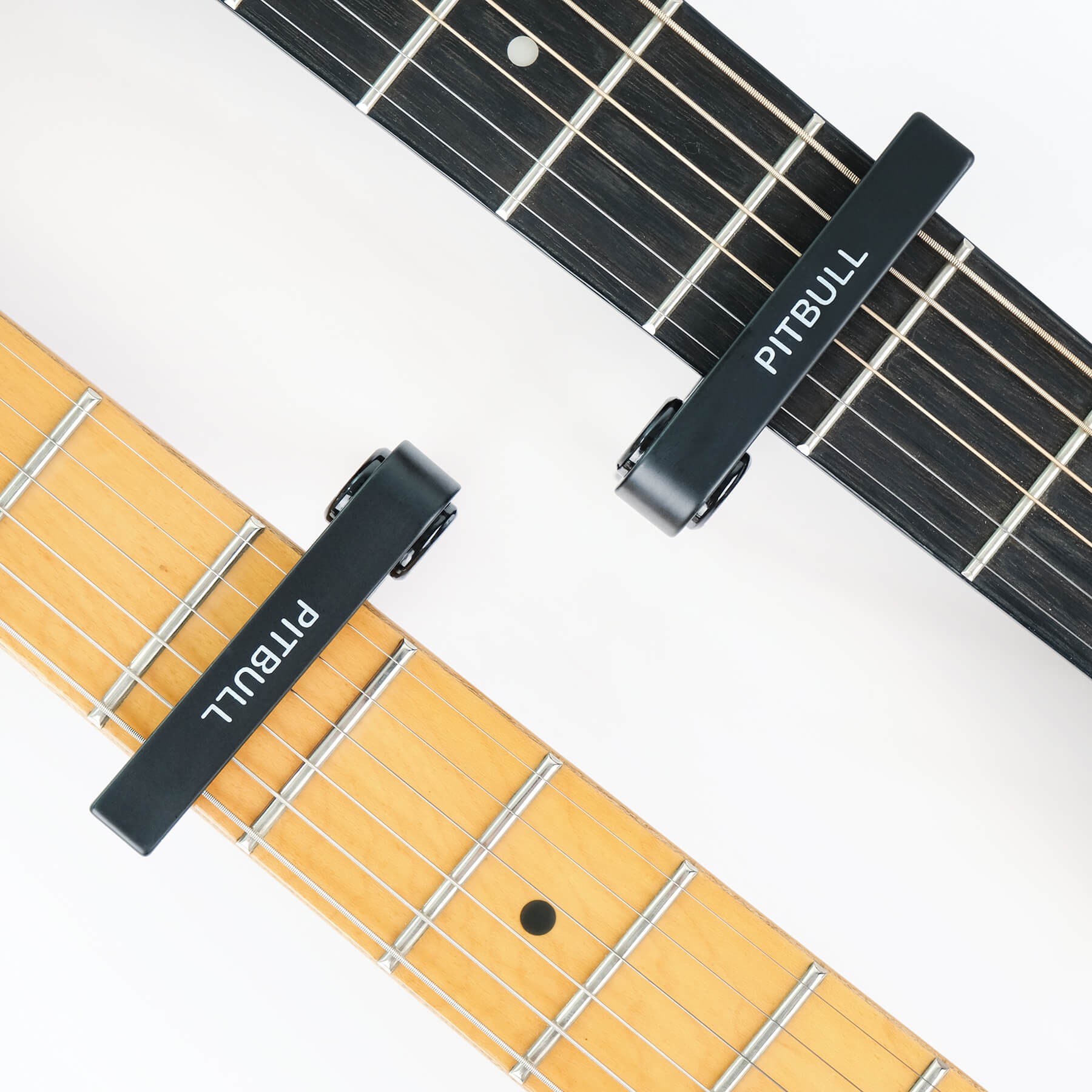 Pitbull Premium Gitar Kaposu – Tüm Telli Çalgılar İçin Profesyonel Kapo + Pena Hediyeli
