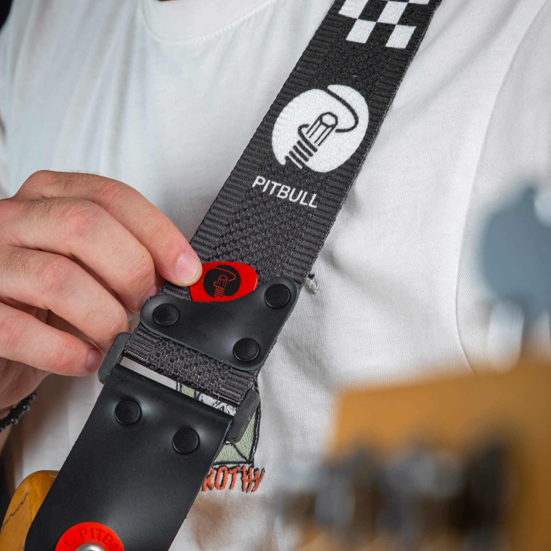 Pitbull Gitar Askı Kilidi Strap Blocks 4'lü Paket