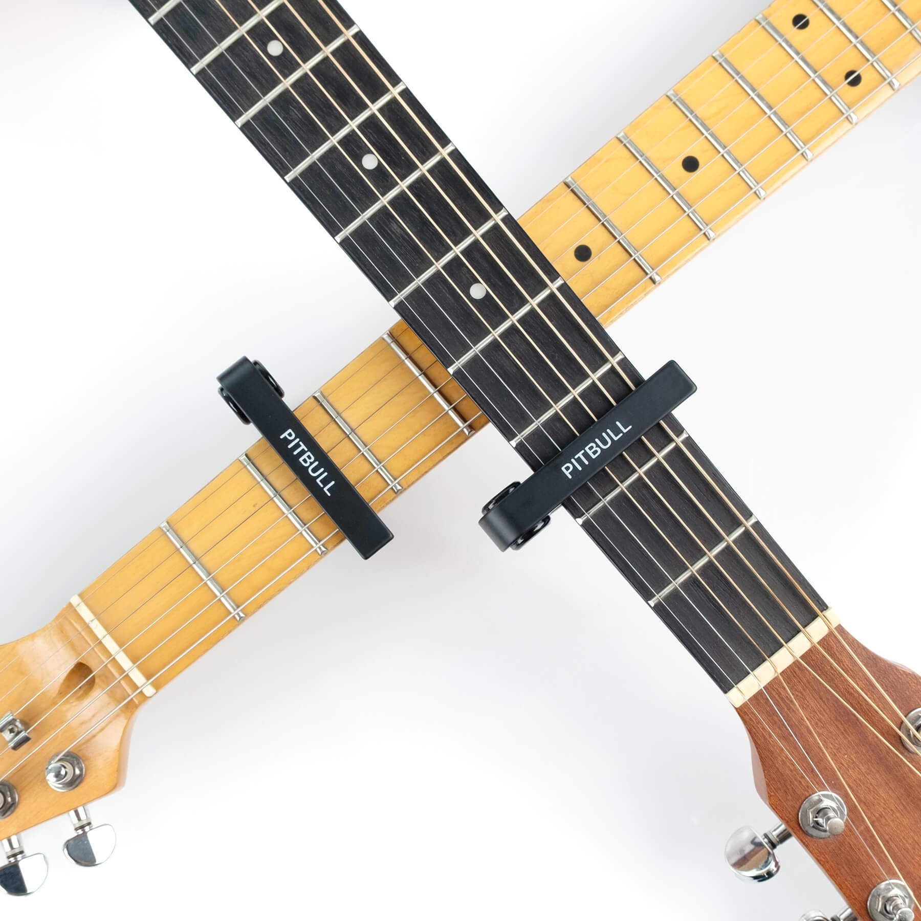 Pitbull Premium Gitar Kaposu – Tüm Telli Çalgılar İçin Profesyonel Kapo + Pena Hediyeli