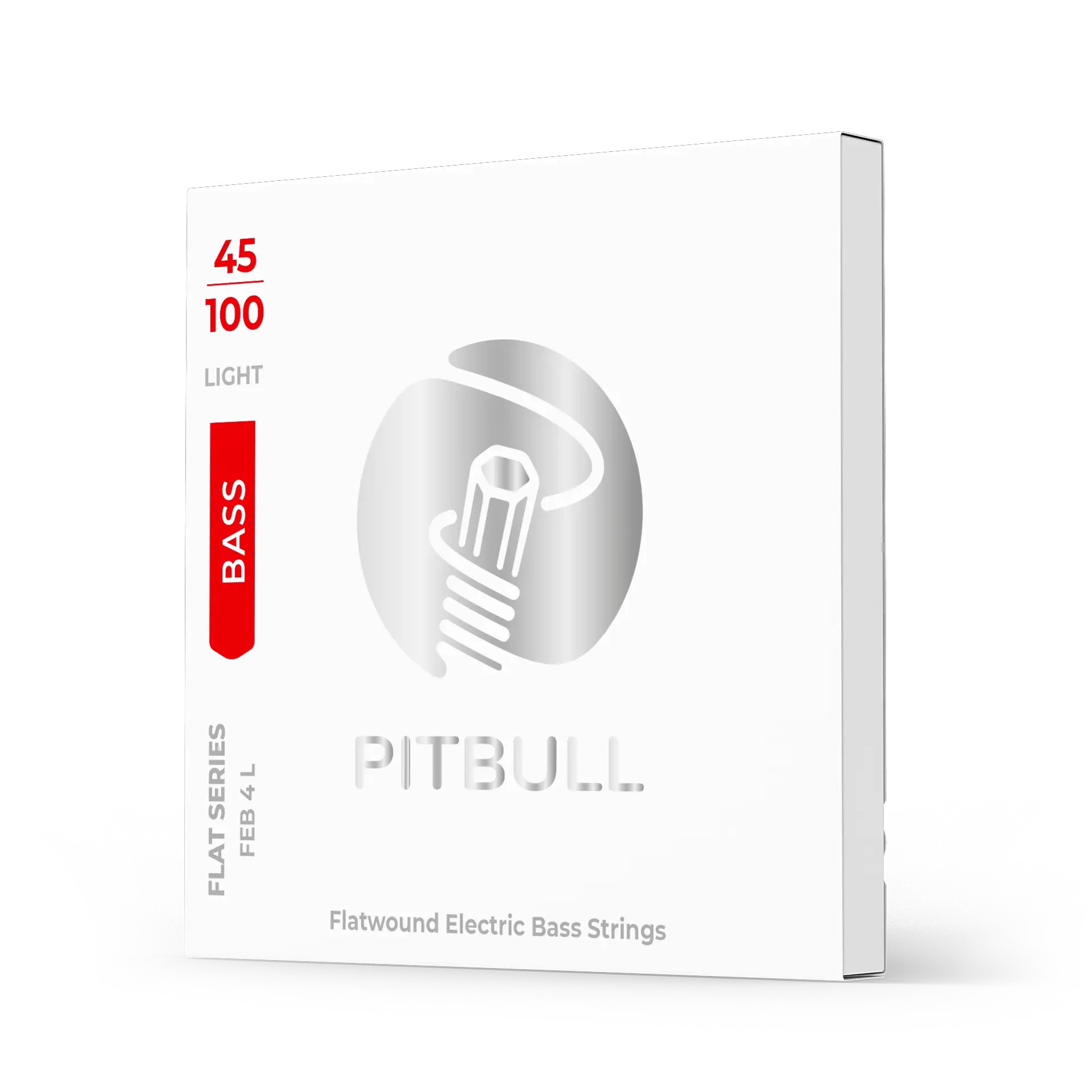 Pitbull Strings Flat Seri Flatwound Bas Gitar Teli