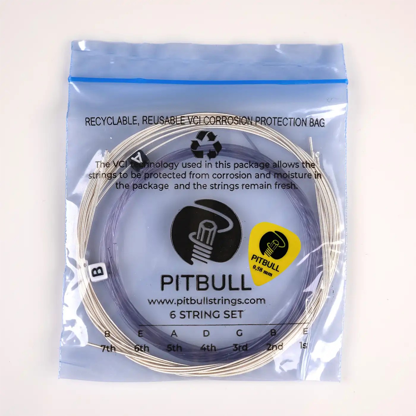 Pitbull Strings Venus Series Classical Guitar String Set Titanium Nylon Bright Tone VEG