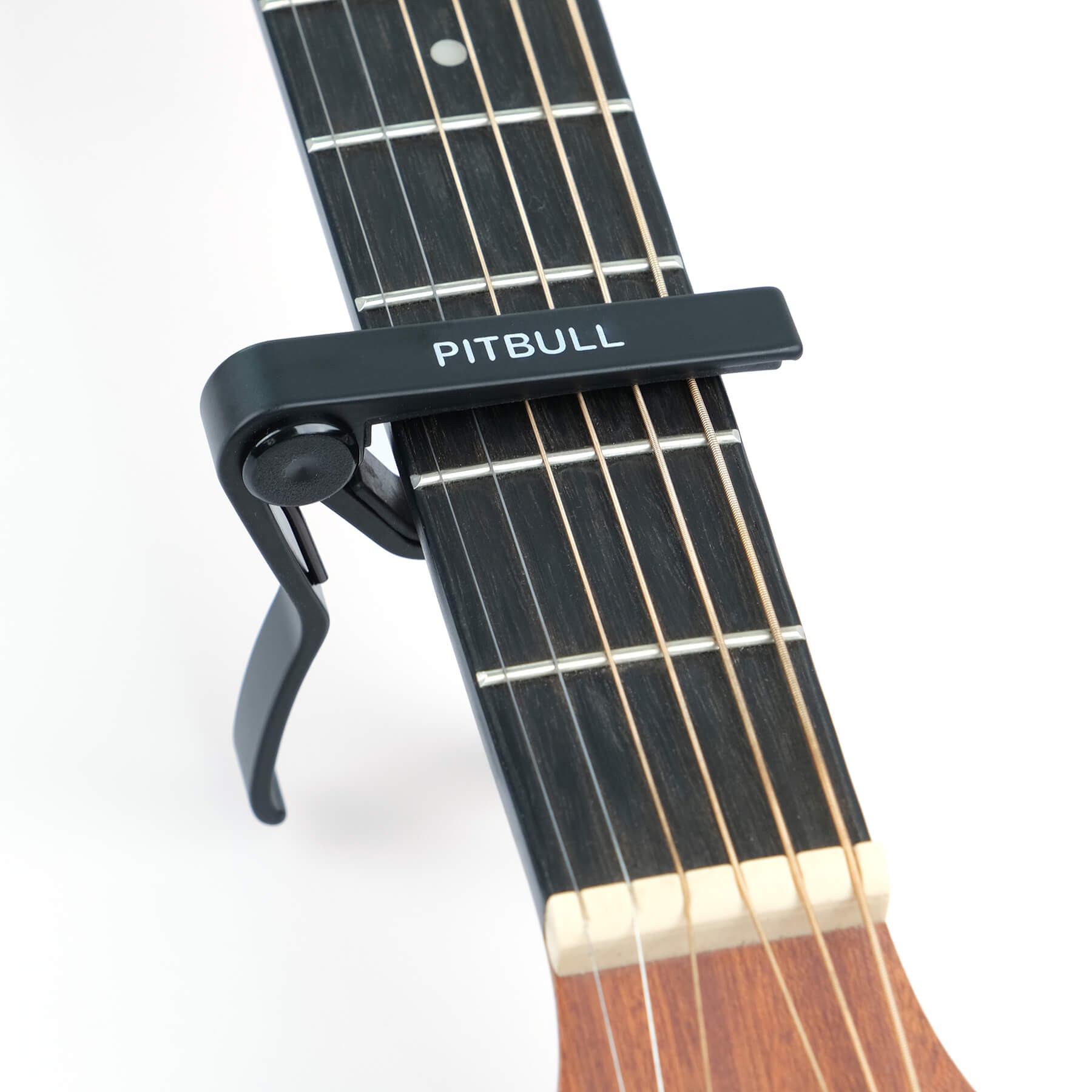 Pitbull Premium Gitar Kaposu – Tüm Telli Çalgılar İçin Profesyonel Kapo + Pena Hediyeli