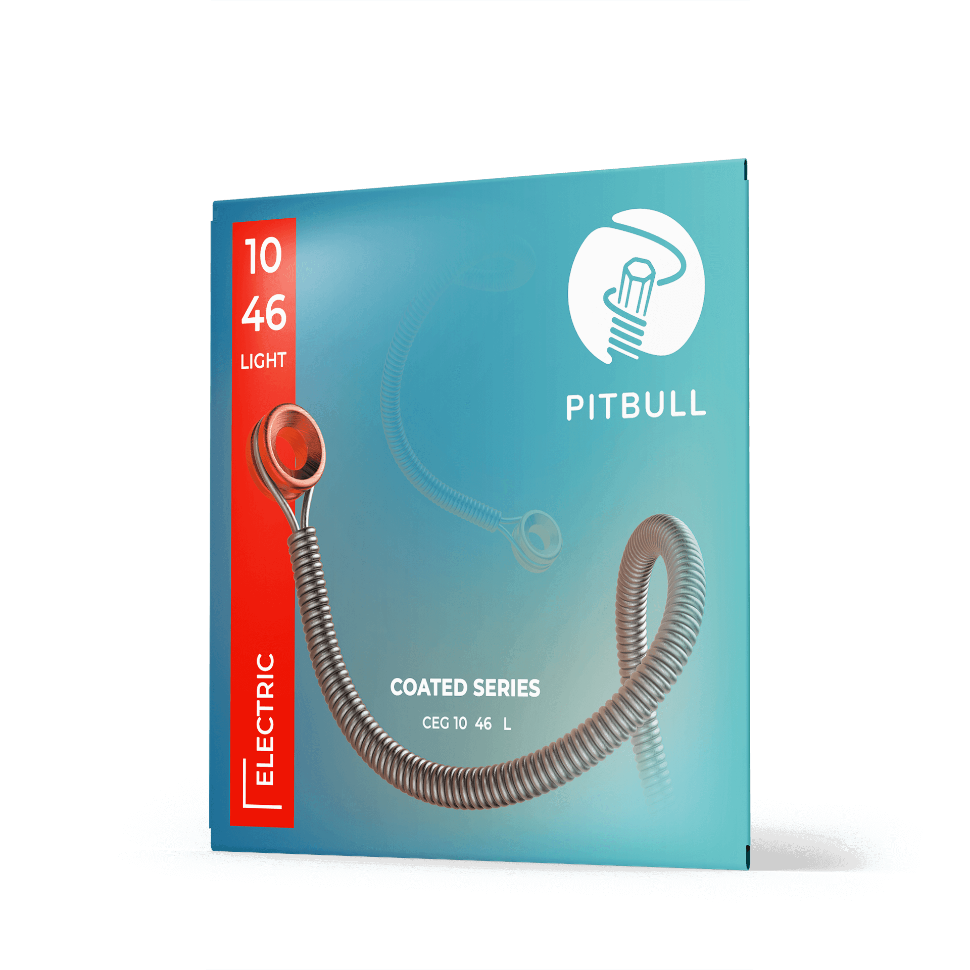 Pitbull Strings Coated Seri Elektro Gitar Teli 3'lü SET+Fretwrap+Askı Kilidi