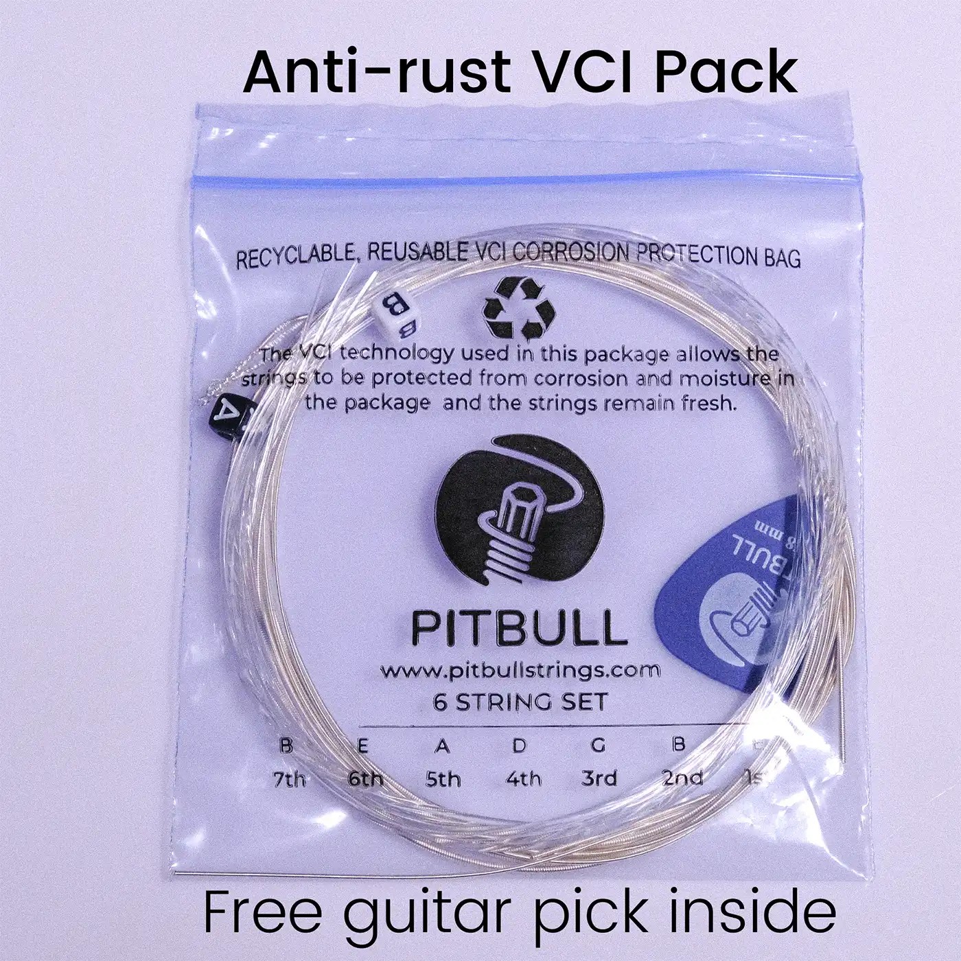  Pitbull Strings Silver Series Classical Guitar String Set 3-Pack with Hat, Pick, and String Winder Included SCG 3P SSC