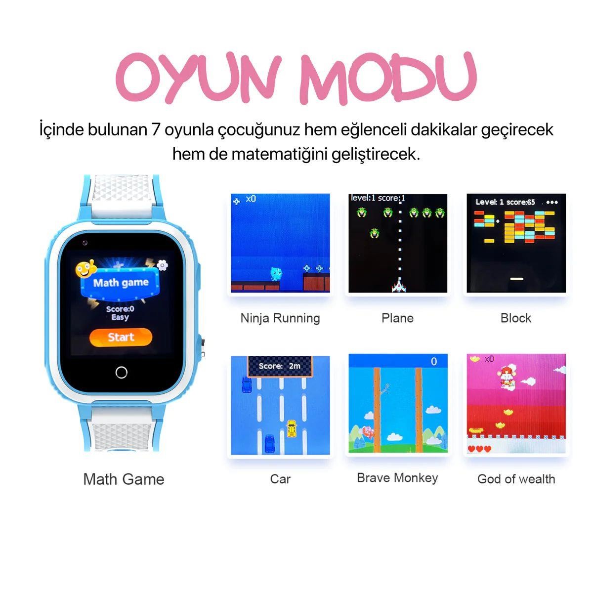 OLIVFANT DH9 Akıllı Çocuk Saati ( Sim Kartlı )