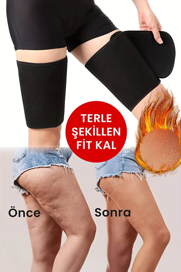 Bacak Şekillendirici Terletici İnceltici Selülit Giderici Engelleyici Termal Kemer Korse