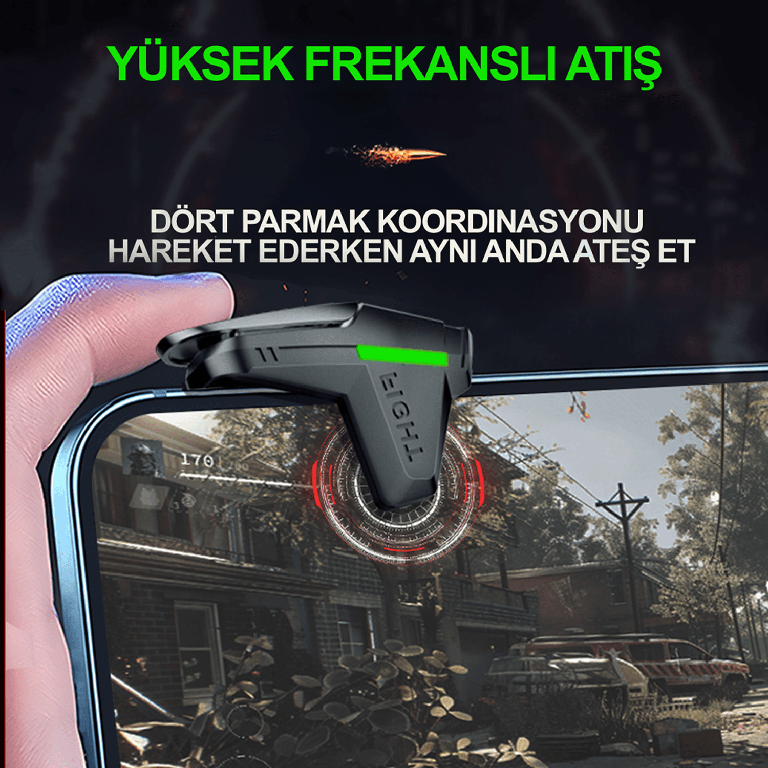 TURBO SHOT Mobil Oyun Tetikleri - PUBG Oyun Konsolu