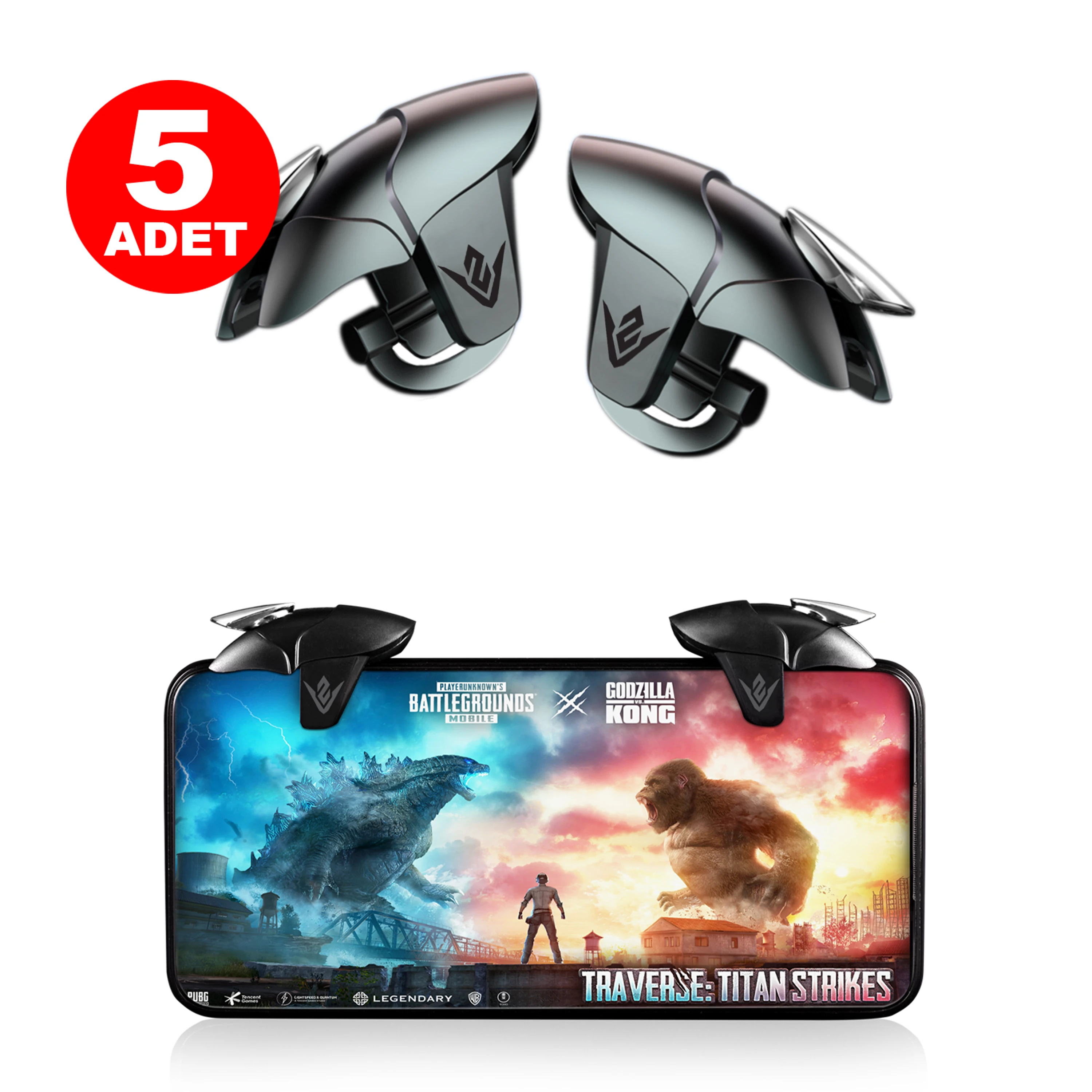 Black Shark - PUBG Nişan Ve Tetik Tuşu Profesyonel Mobil Oyun Konsolu 5 Adet image