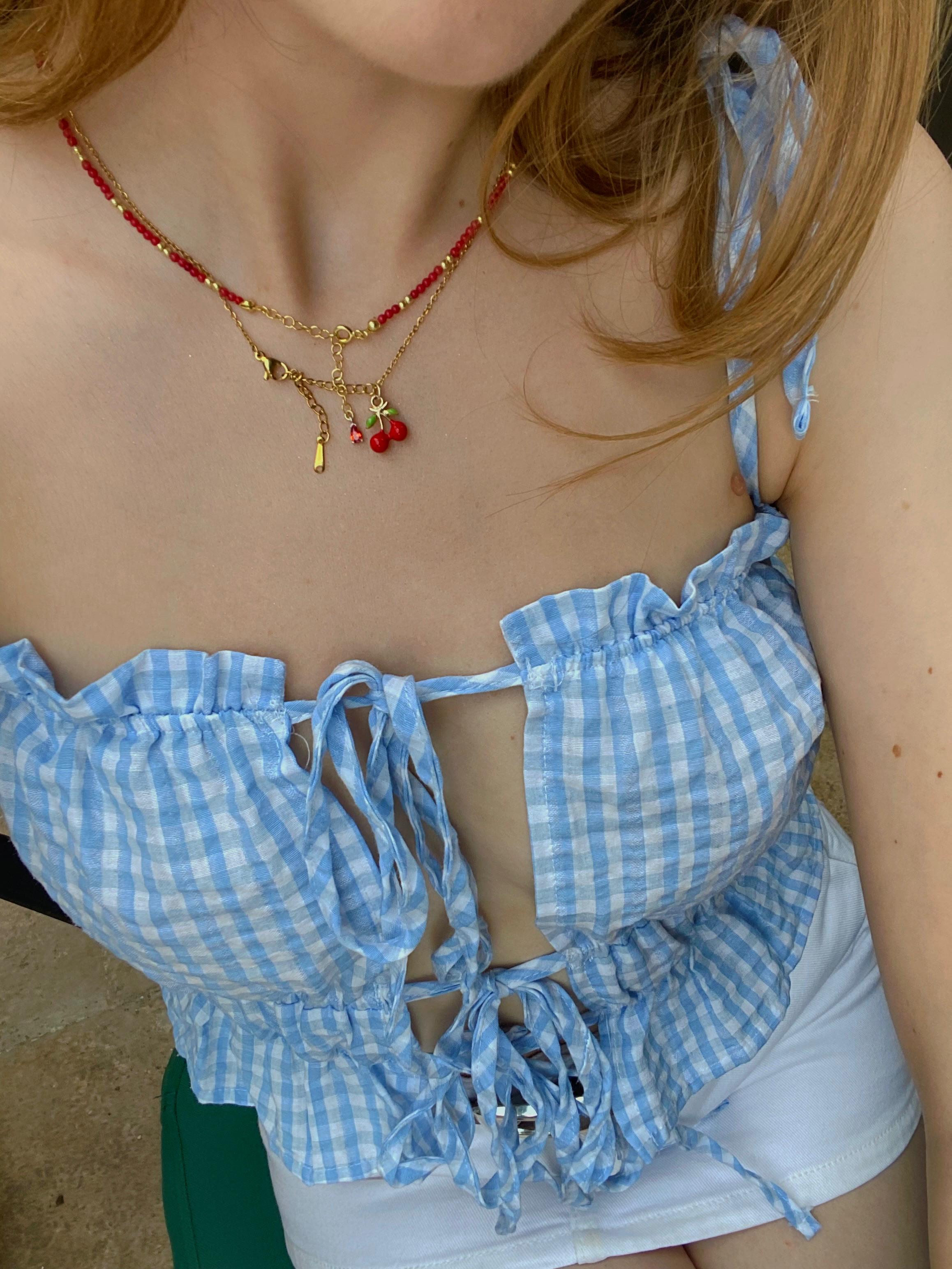 MERCAN & KİRAZ SET KOLYE 