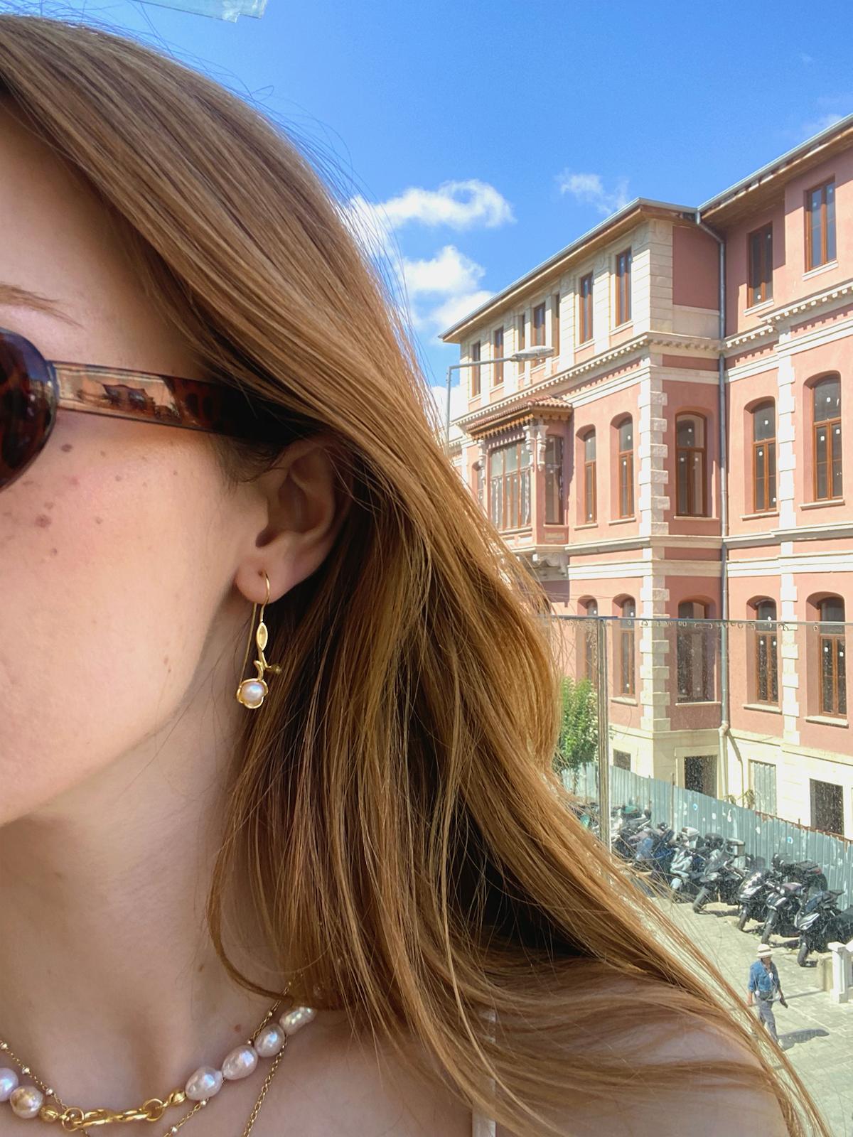 İNCİ ÇİÇEK KÜPE