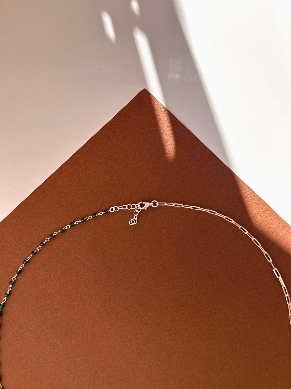 PEARL & PERIDOT NECKLACE