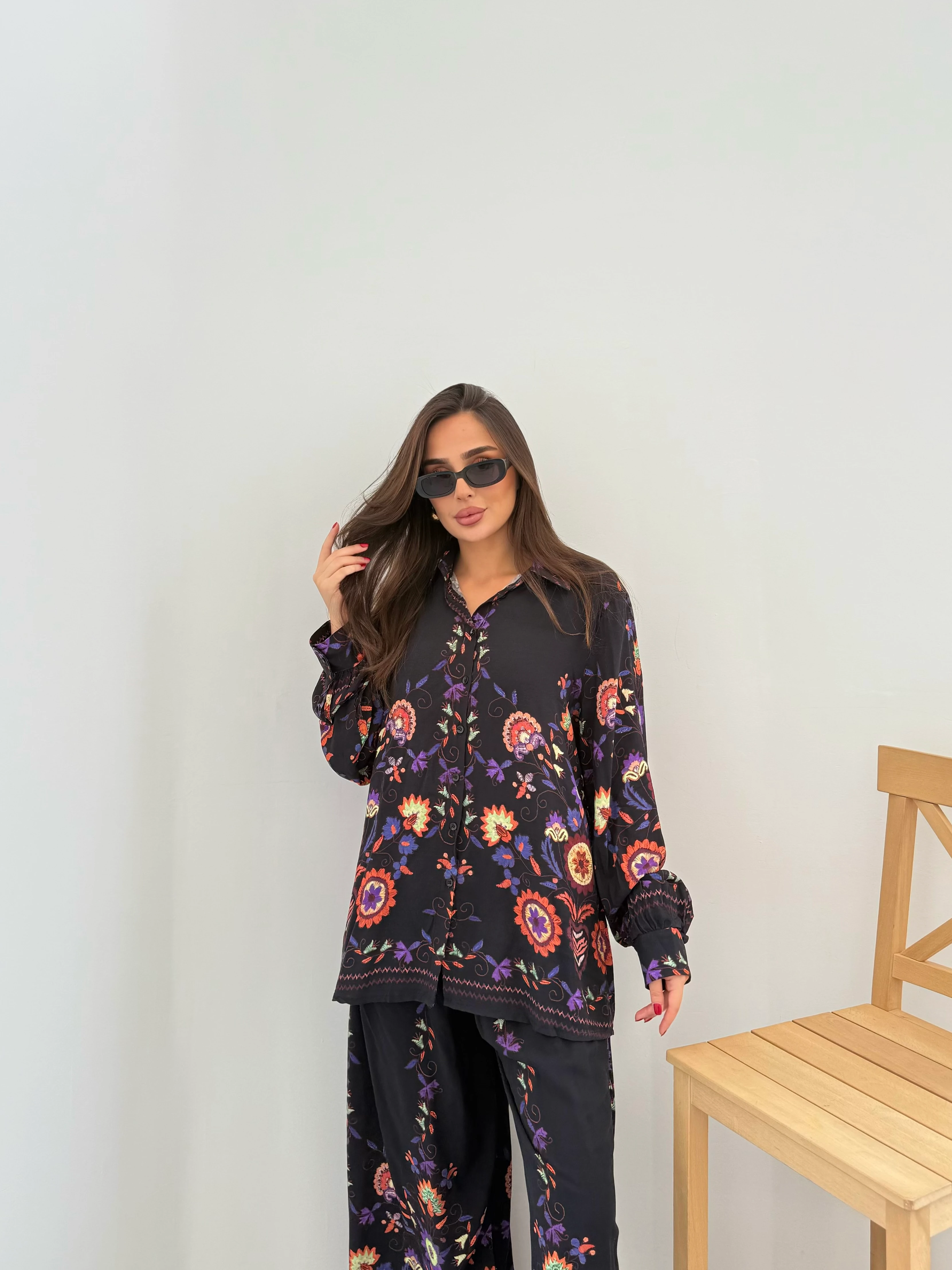 Nida Gömlek Pantolon Takım