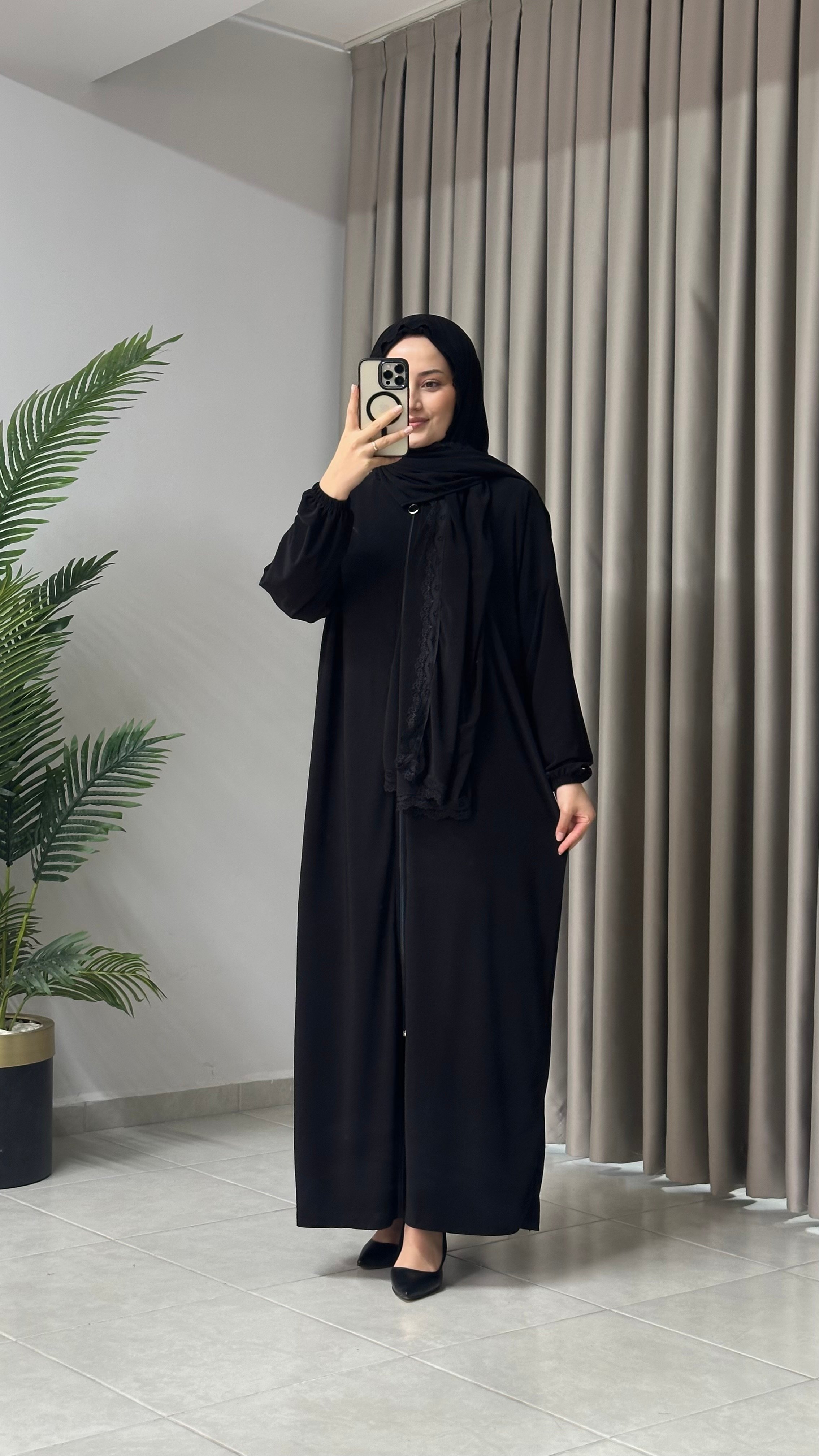 Hatice Namaz Elbisesi Siyah