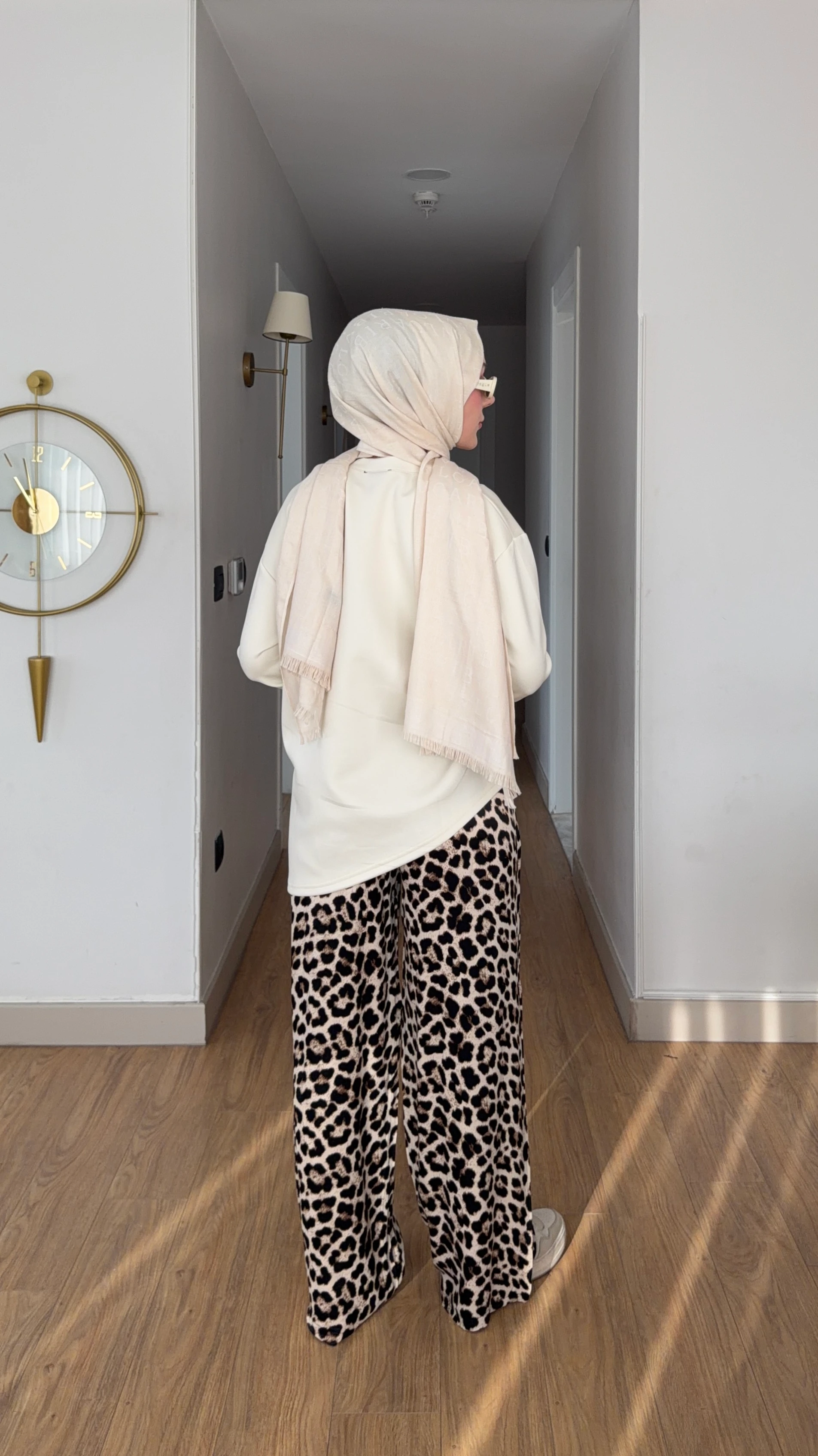 Viral Leopar Pantolon Takım