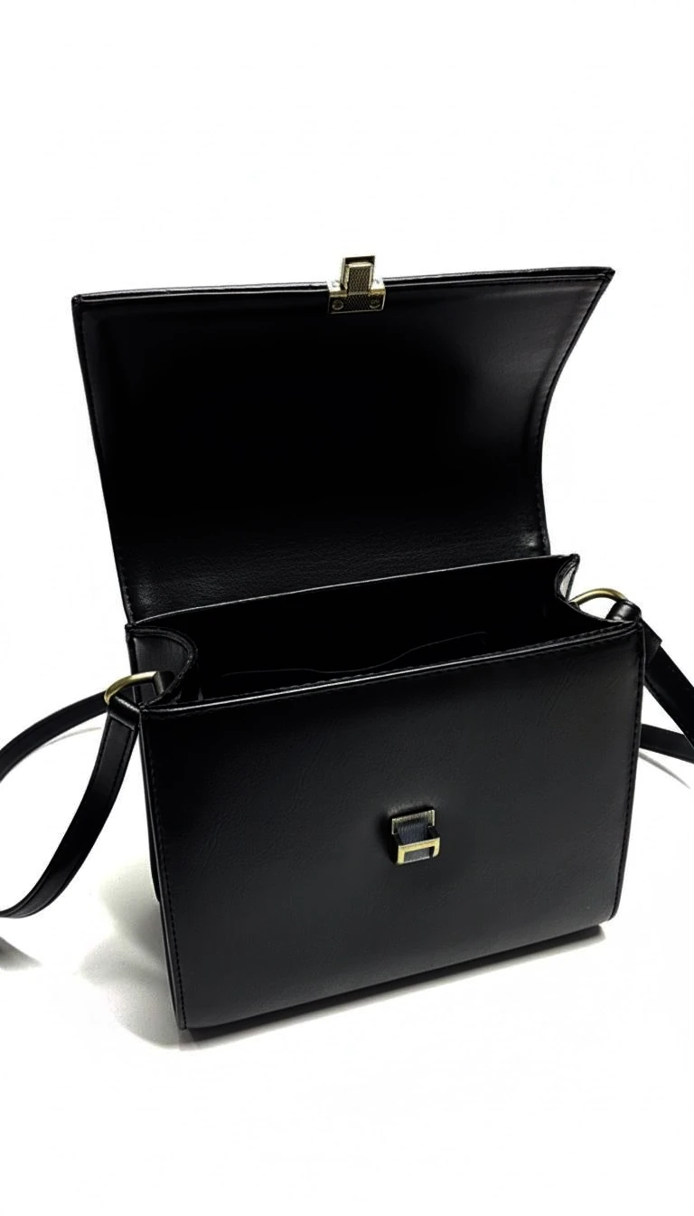 Suni Deri Çapraz Ve Omuz Çantası