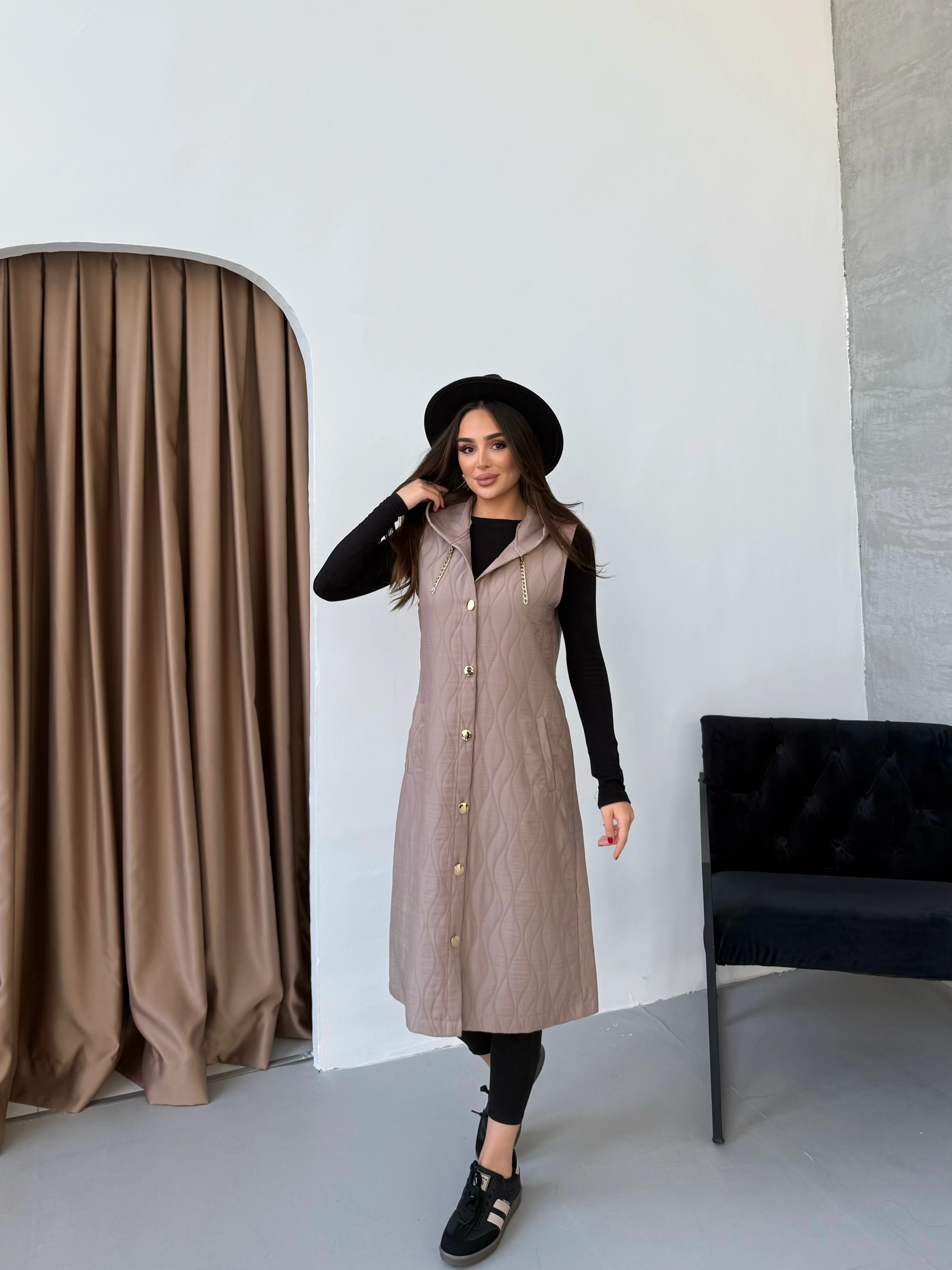 noi capitone yelek - Vizon