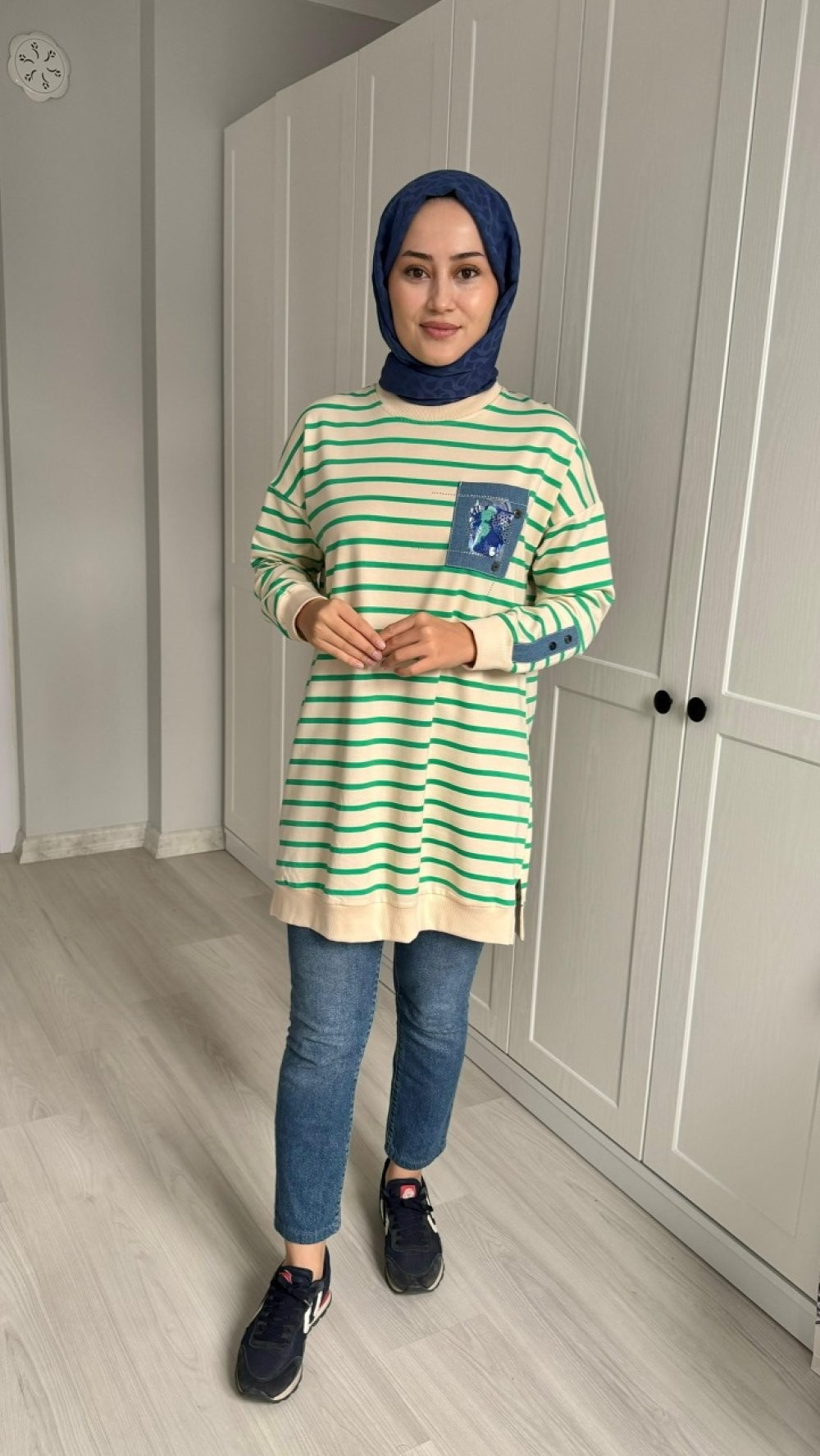 Benay Tunik Benetton Yeşili
