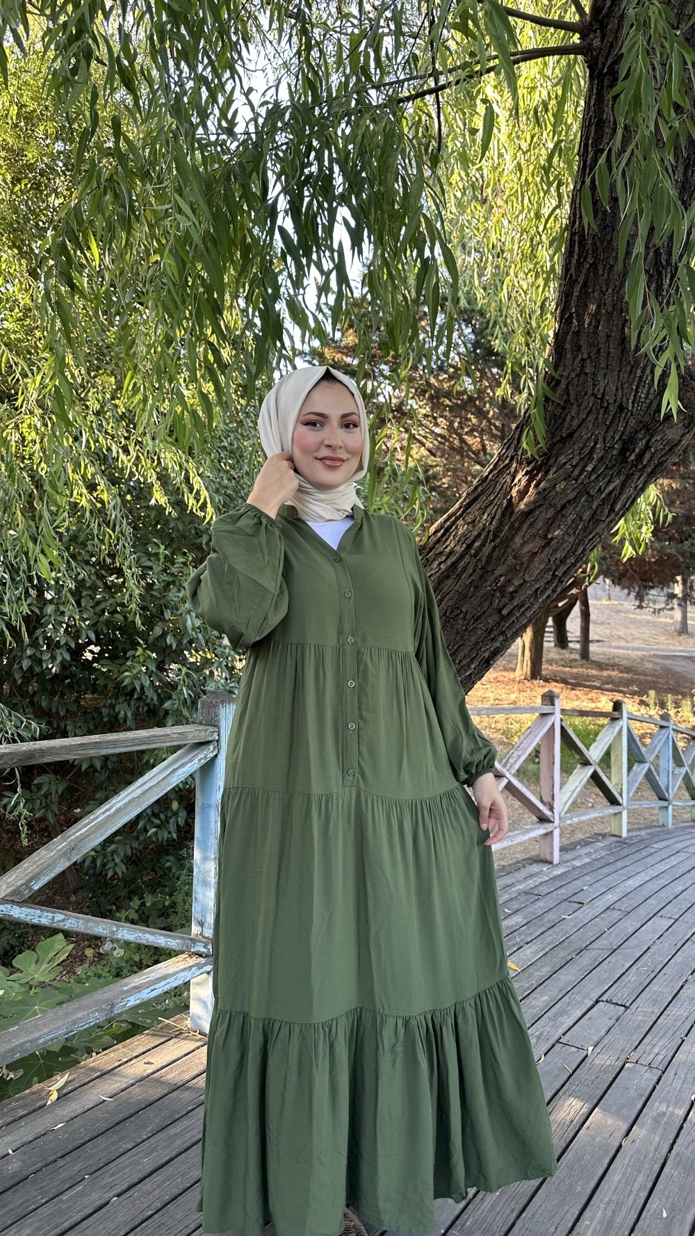 Maya Elbise Yaprak Yeşili