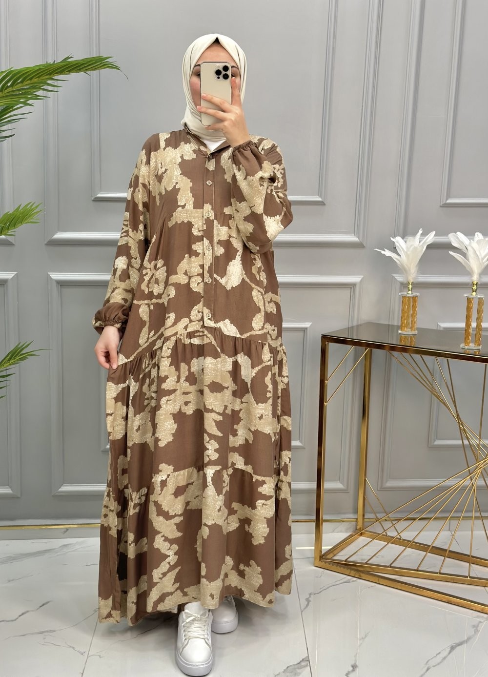 Aslı Elbise Camel