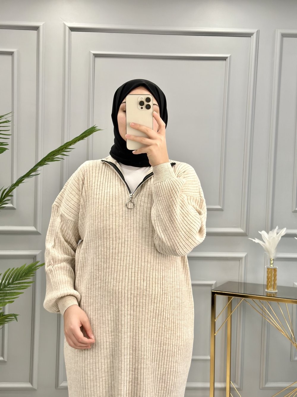 Merve Elbise Krem