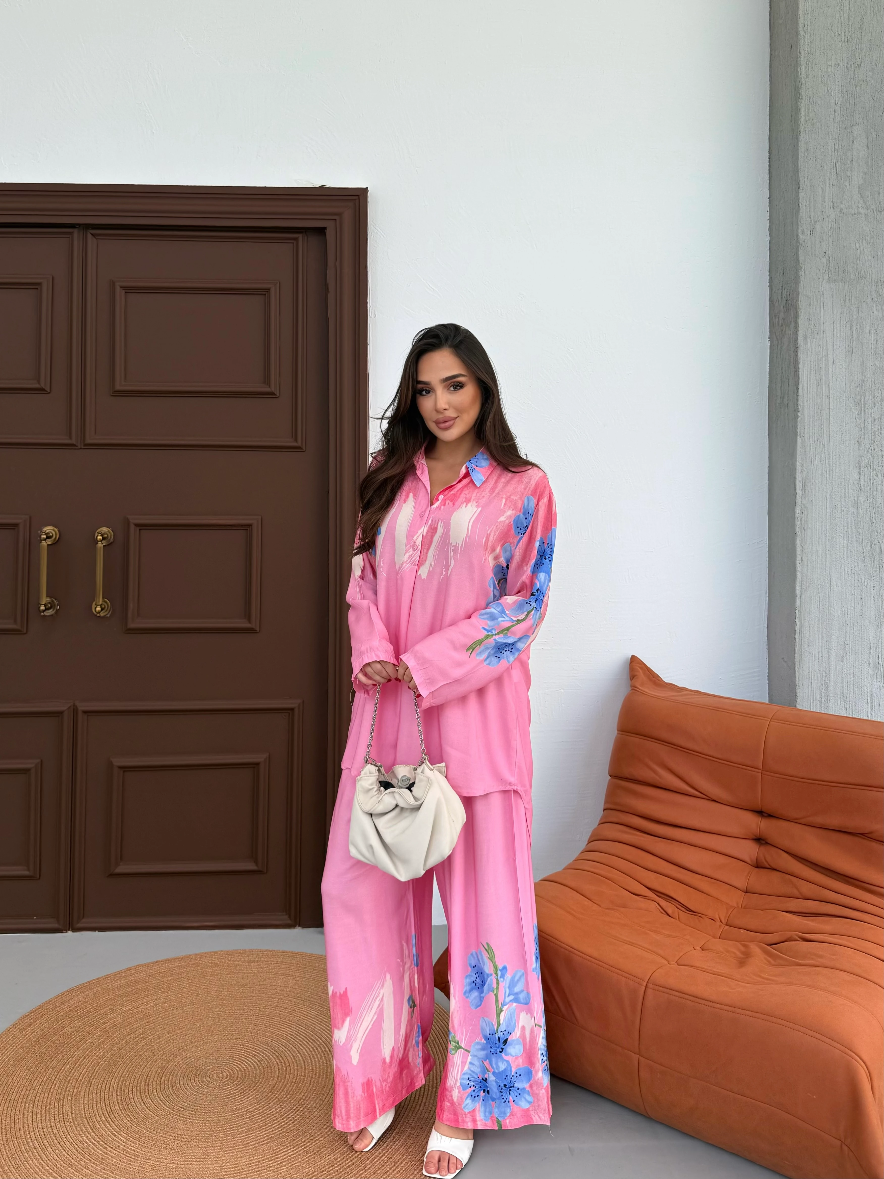 Crayz Tunik Pantolon Takım  - Pembe