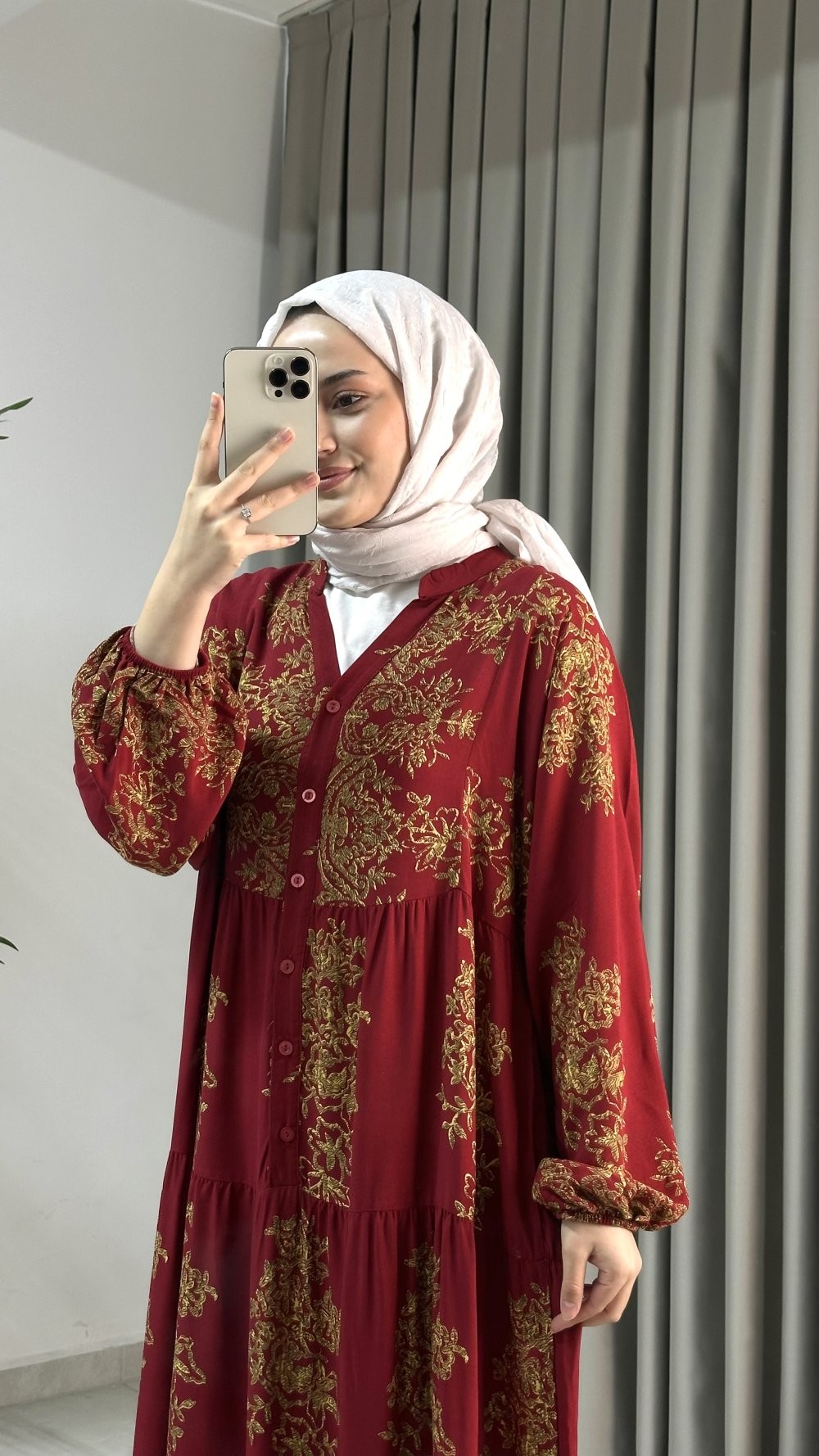 Nazar Elbise Kırmızı