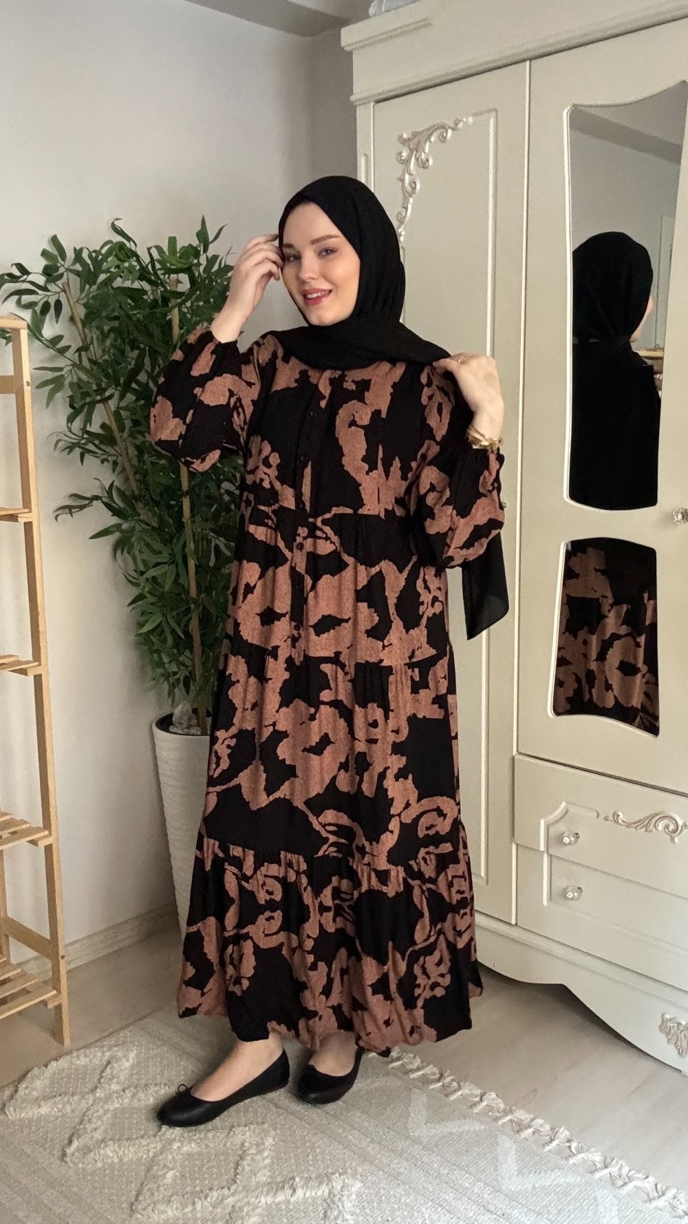 İslim Elbise Siyah