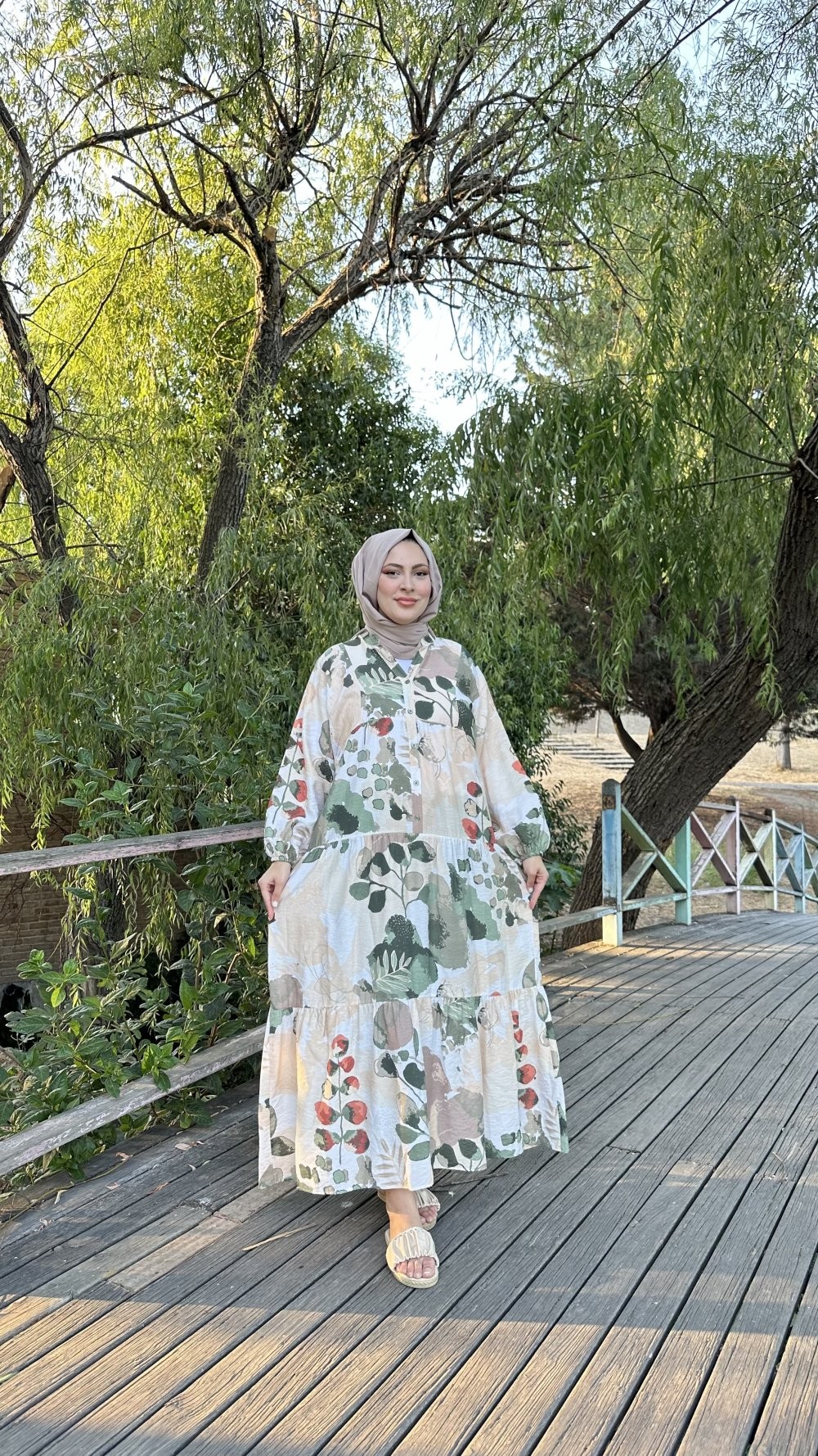 Beyza Elbise Haki