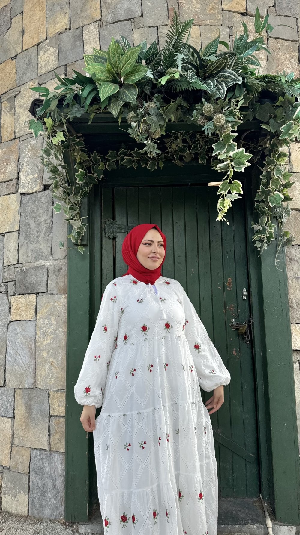 İkra Elbise Kırmızı