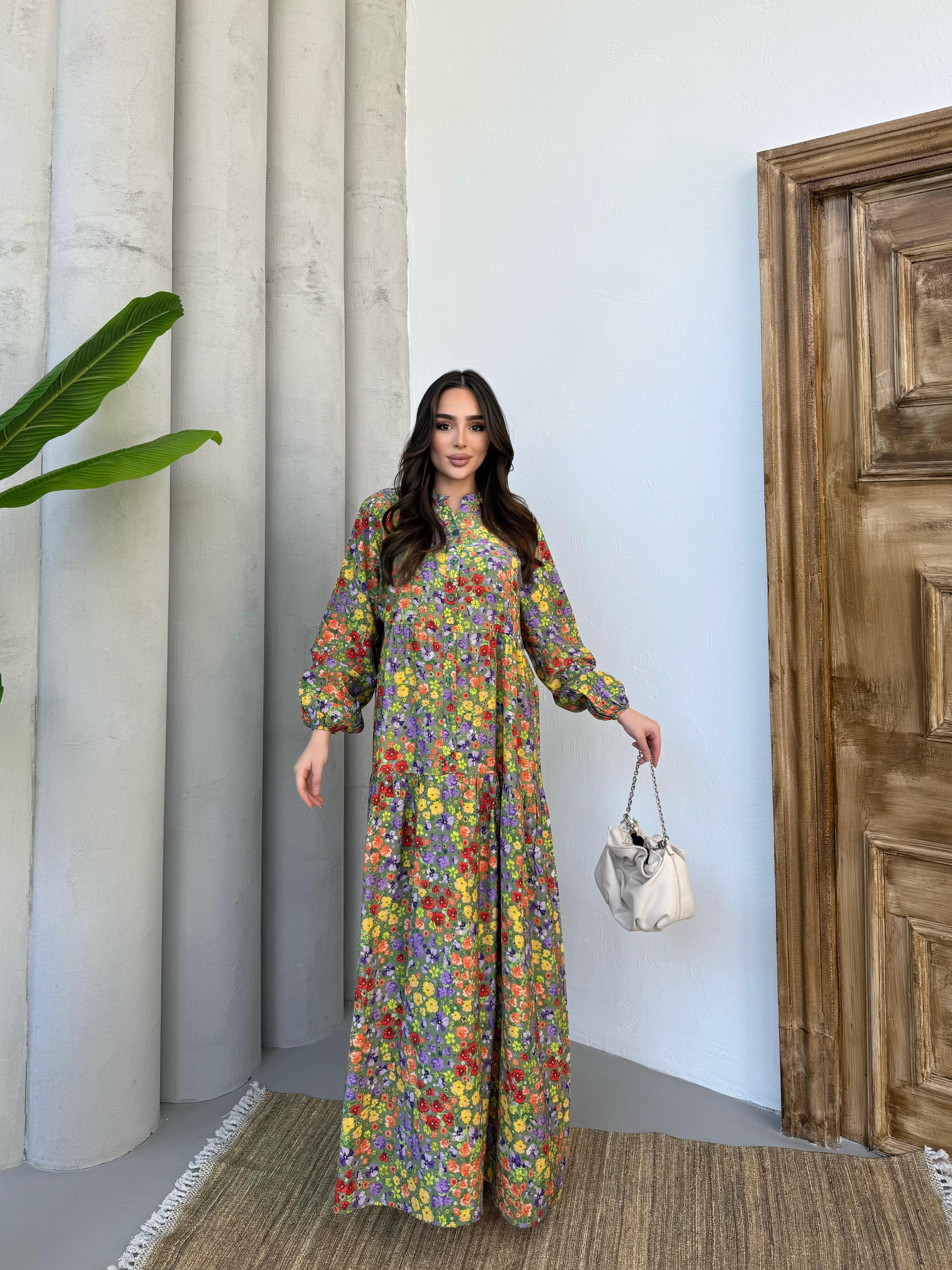 Roza Elbise 