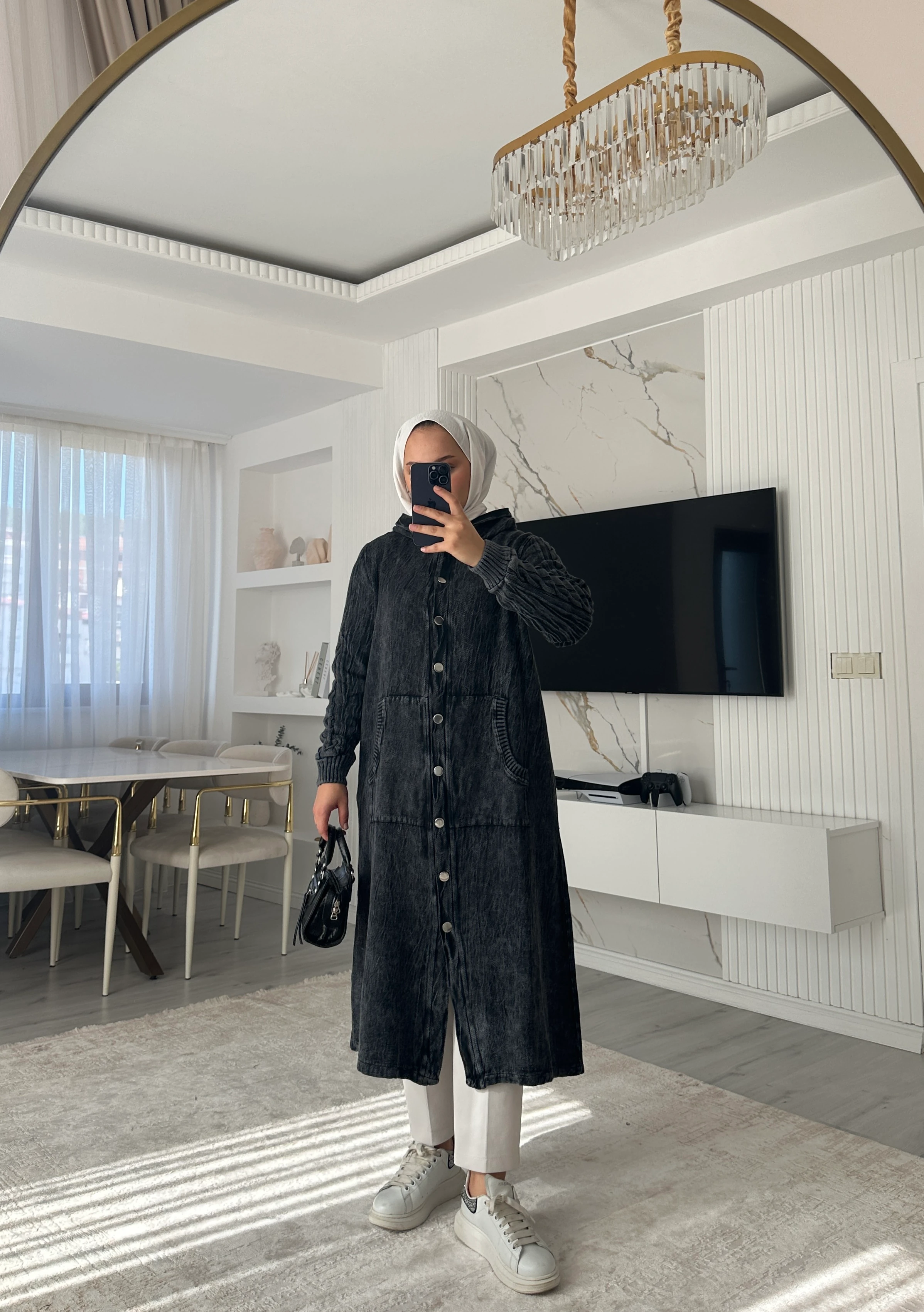 Milla Kap Trench - Siyah