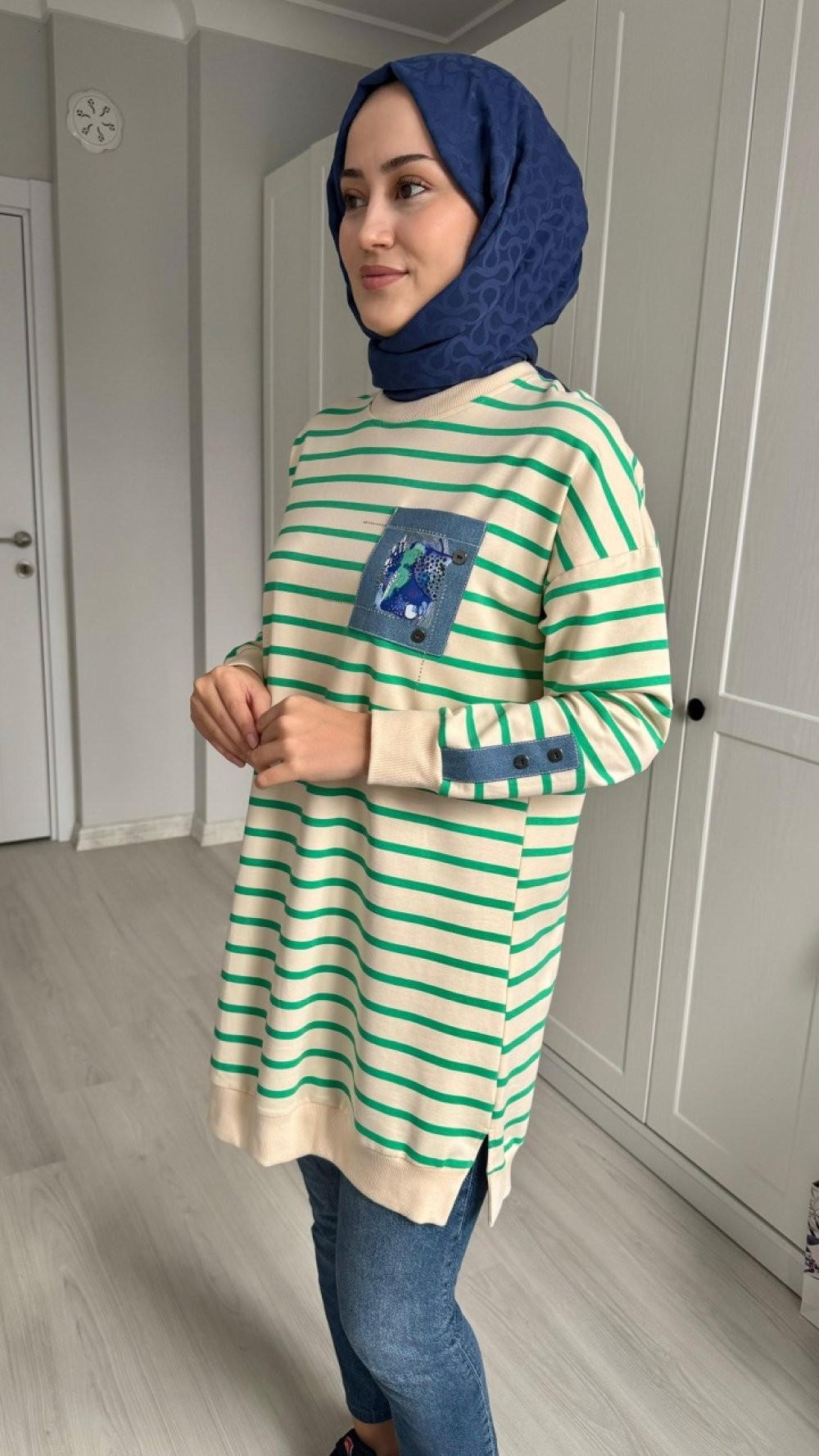 Benay Tunik Benetton Yeşili