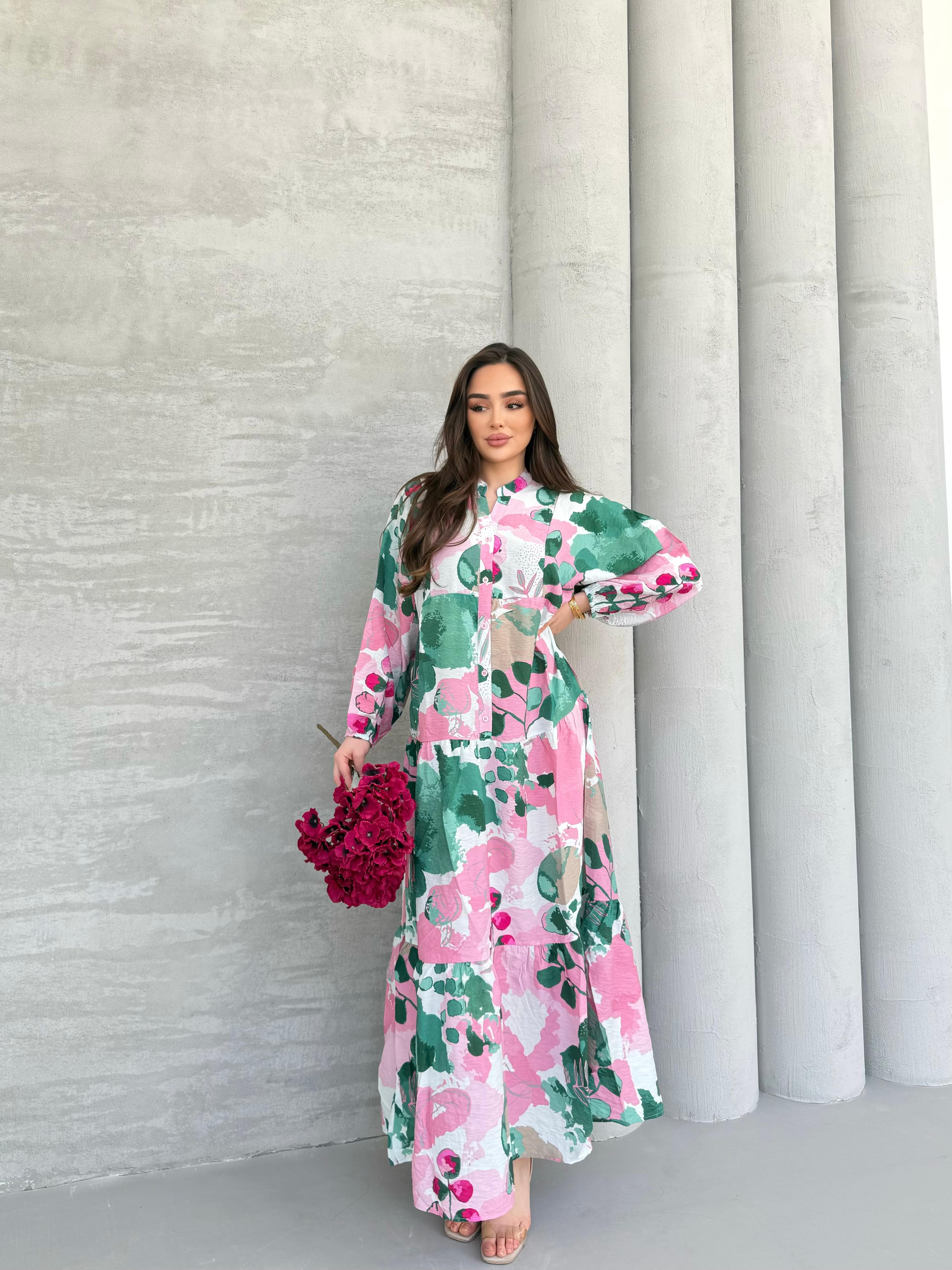 Beyza Elbise Fuşya