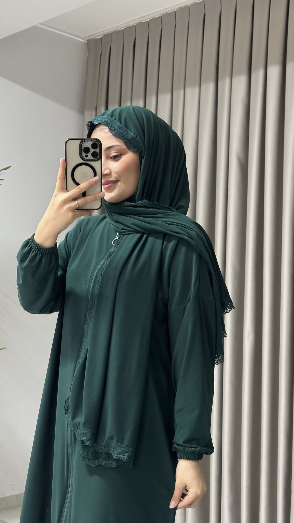 Hatice Namaz Elbisesi Zümrüt