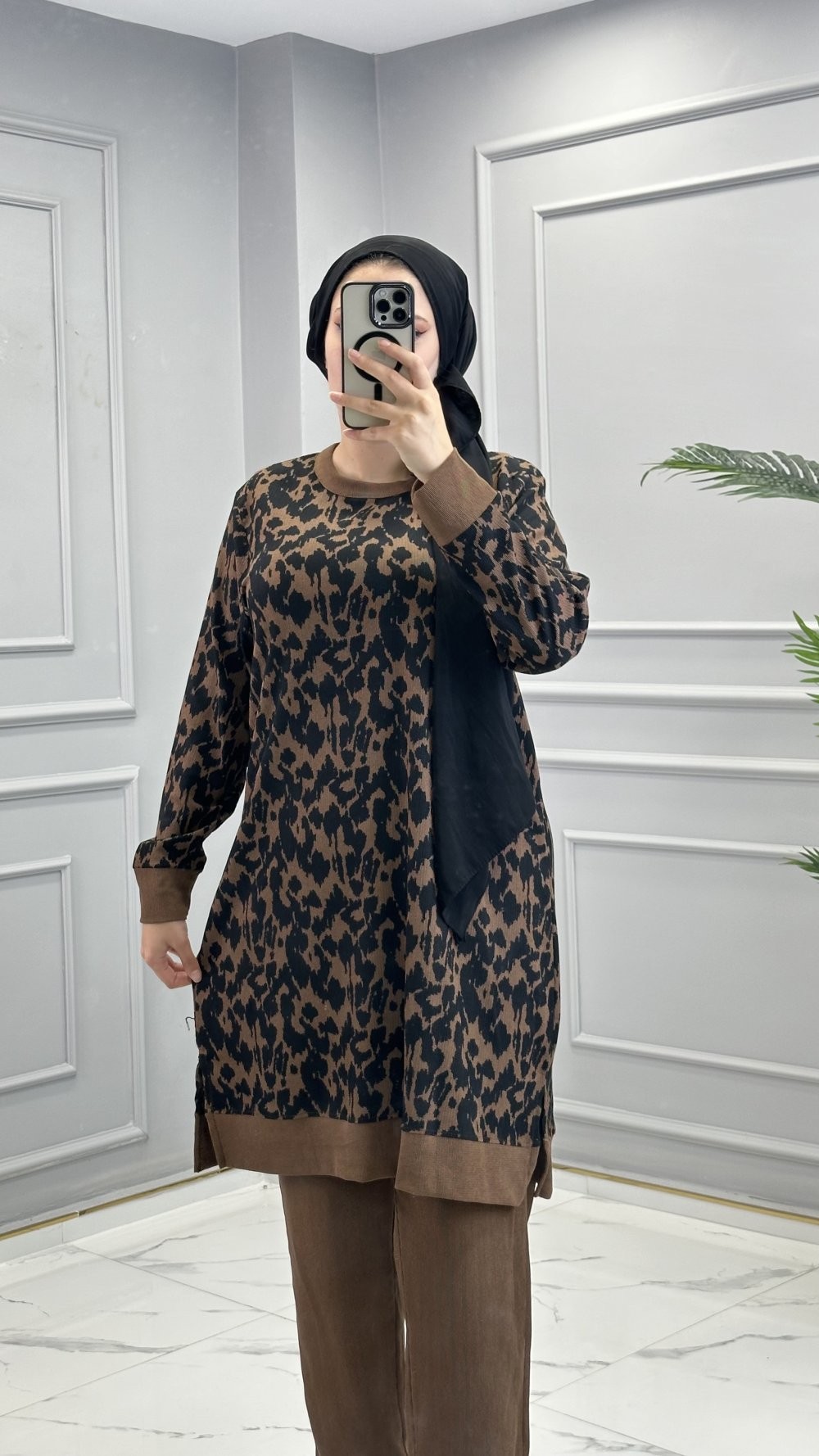 Dilara Takım Kahverengi