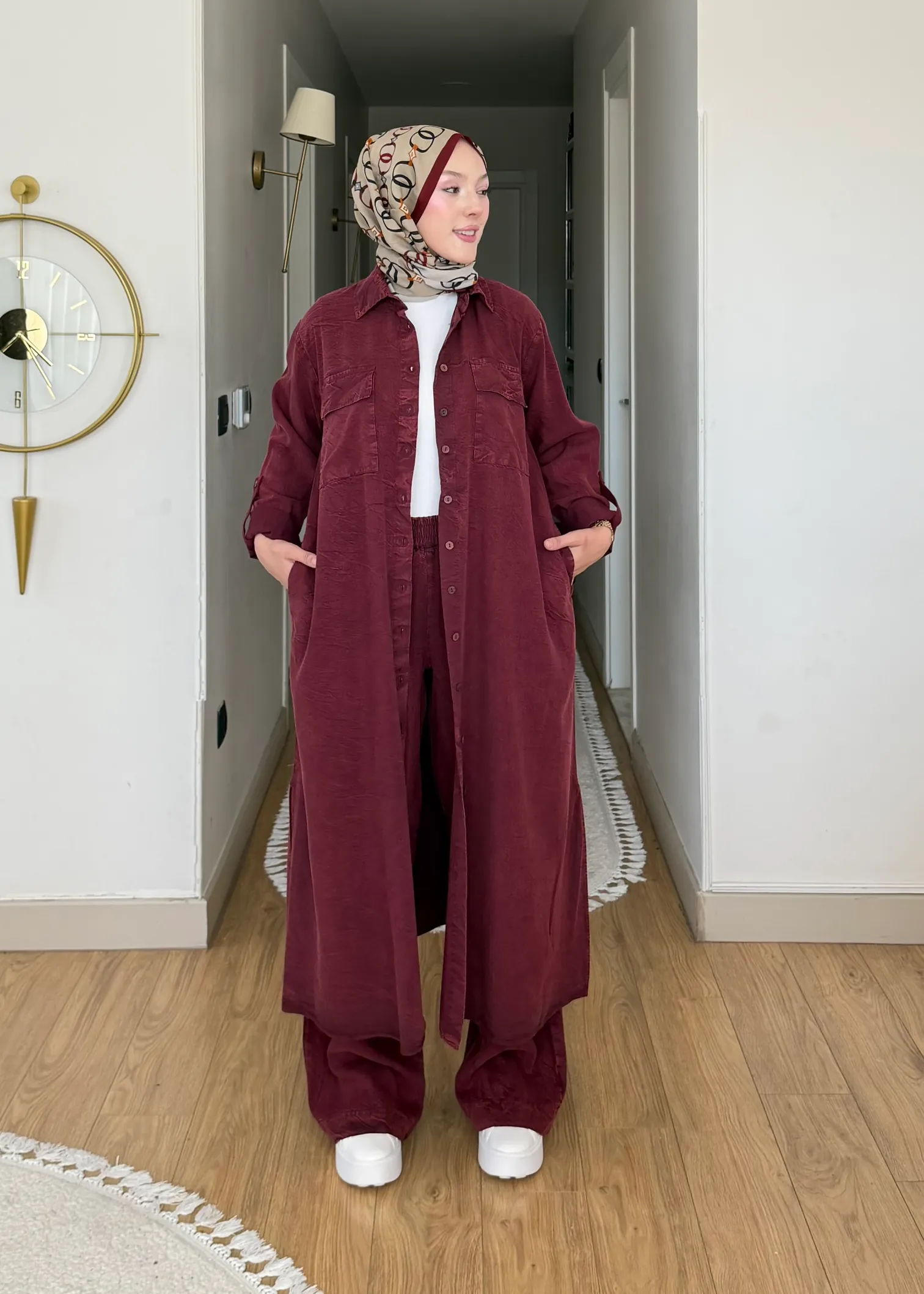 Lemaye Yıkamalı Premium %100 Pamuk Takım