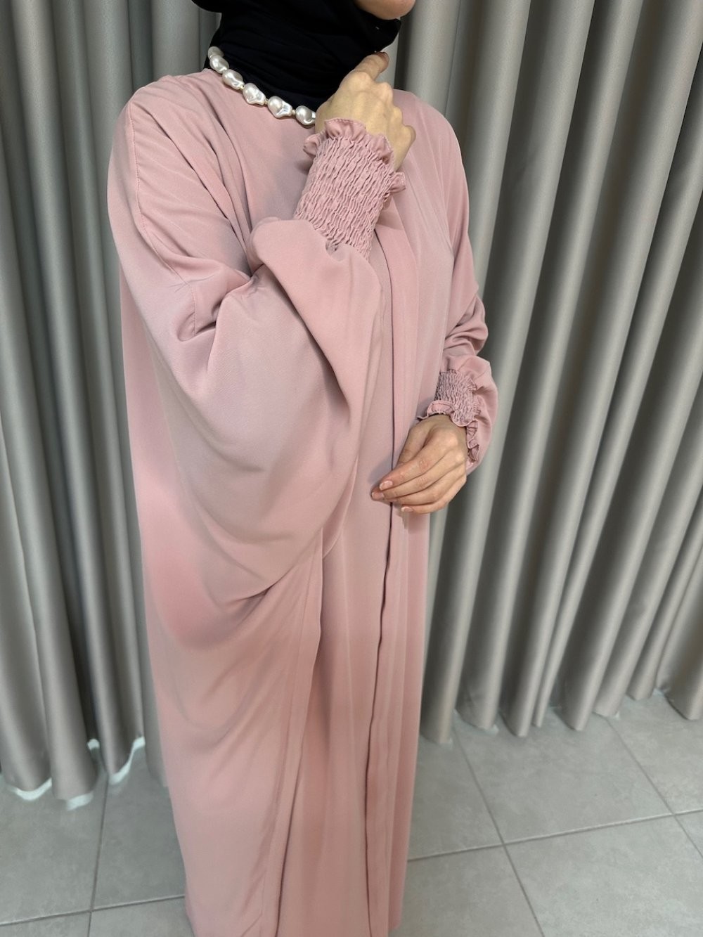 Amine Ferace Elbise Pembe