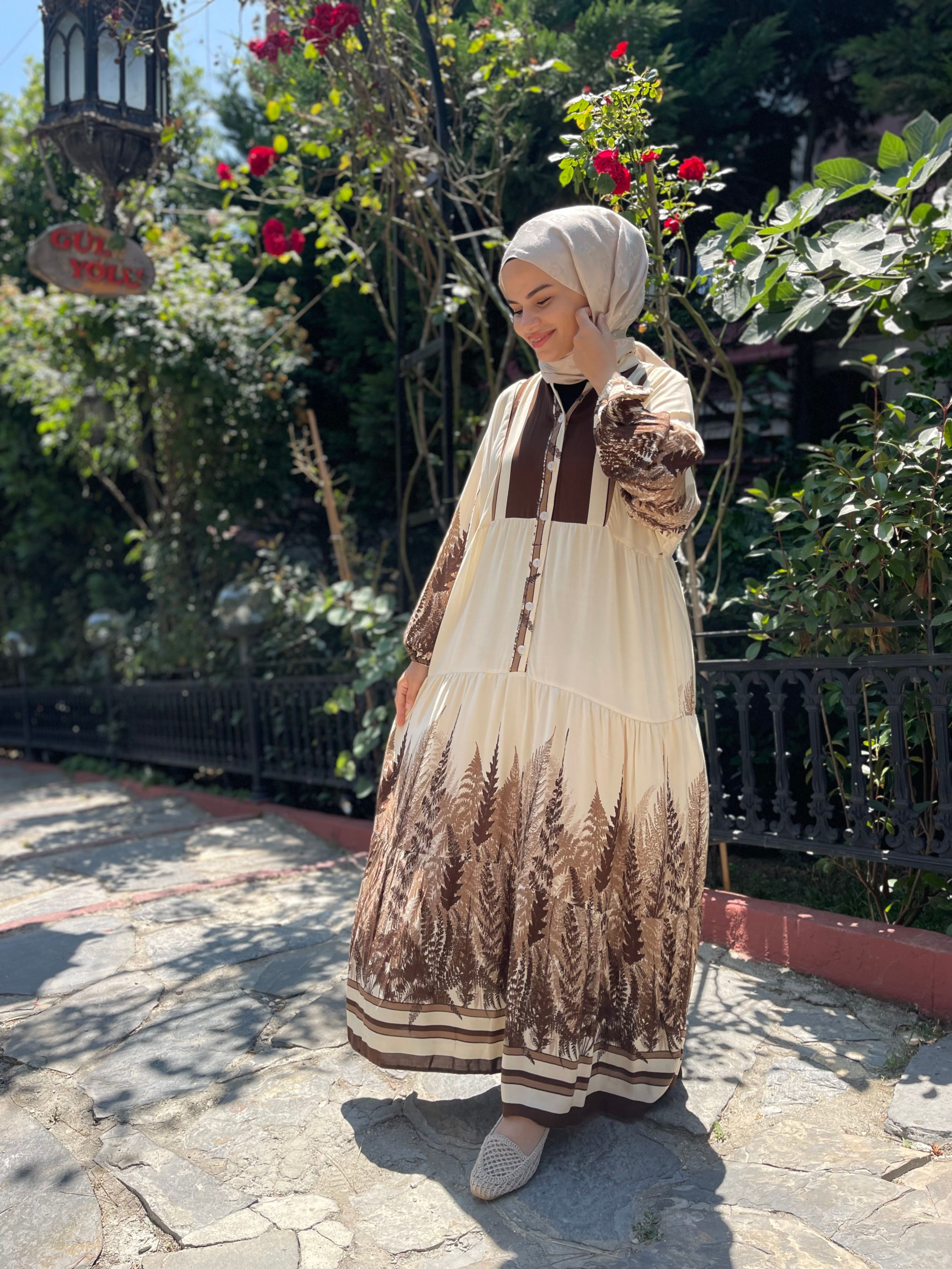 Alisya Elbise - Kahve