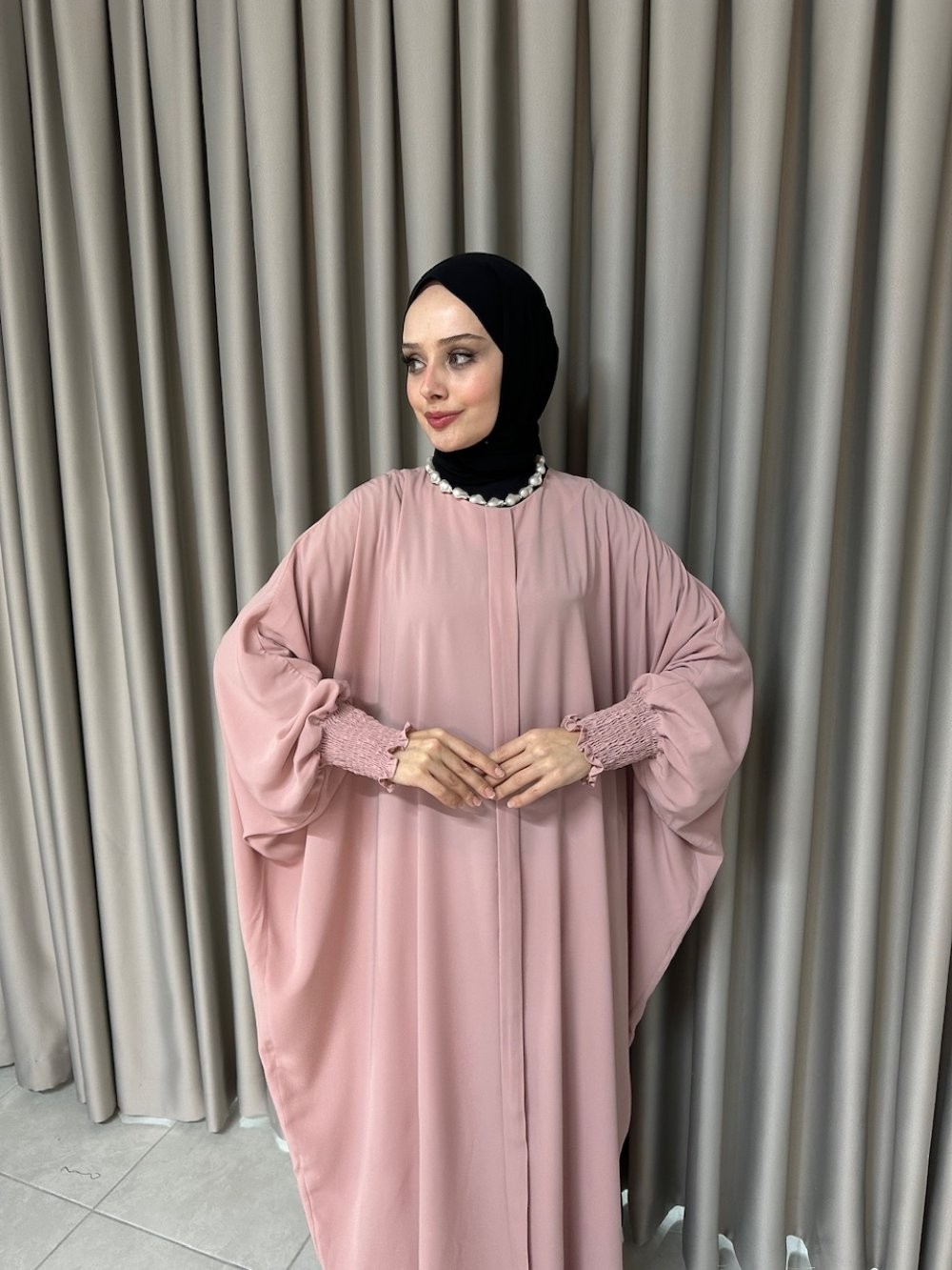 Amine Ferace Elbise Pembe