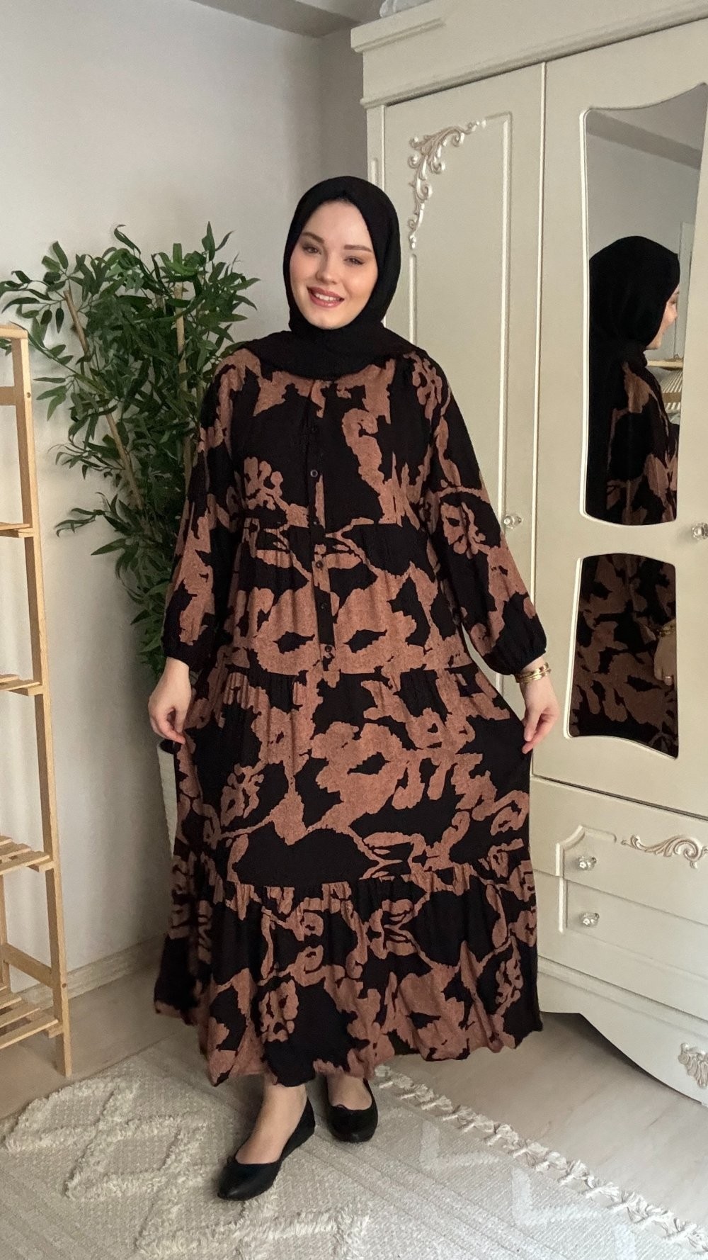 İslim Elbise Siyah