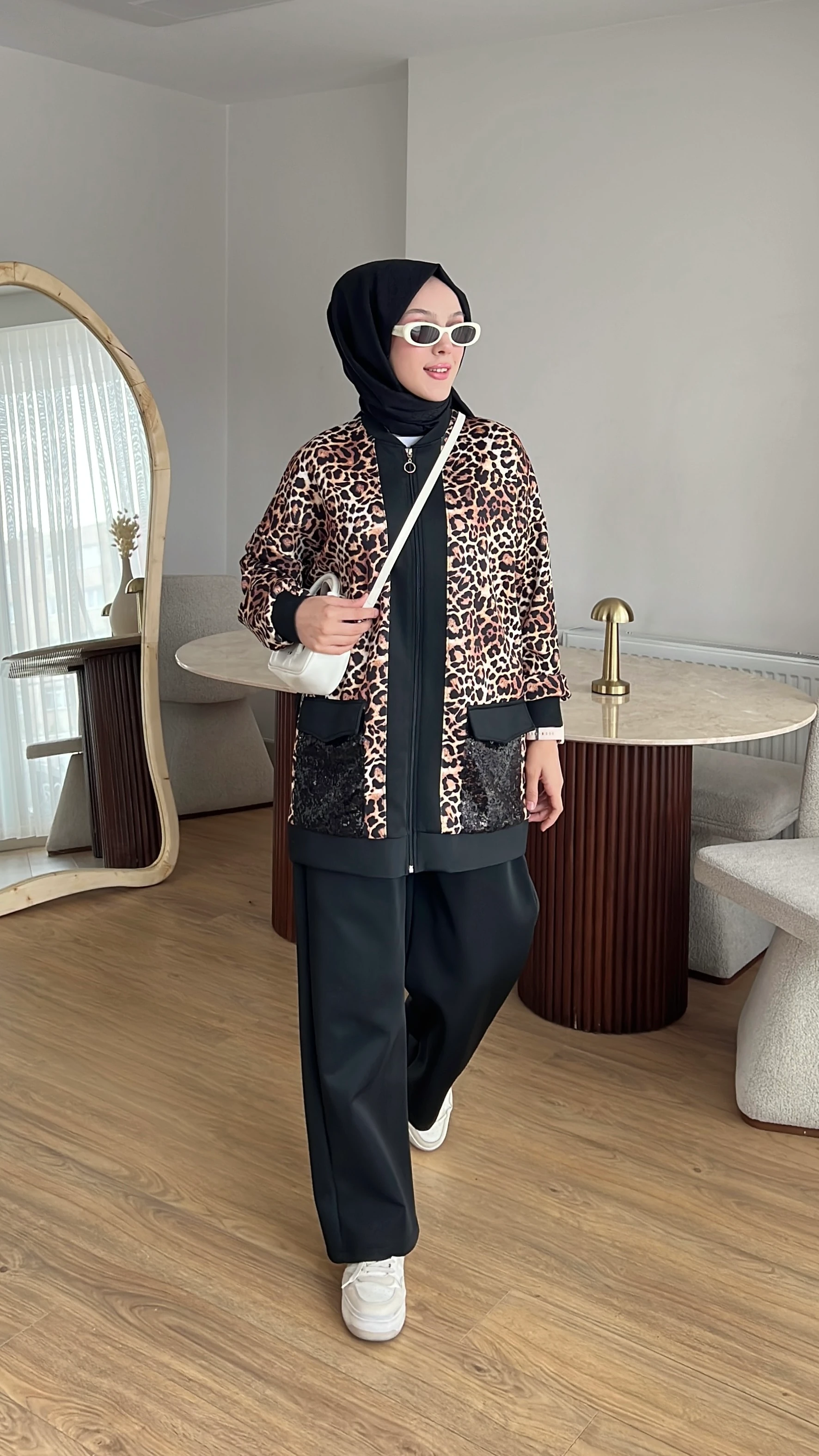 Scuba Leopar Takım - Siyah