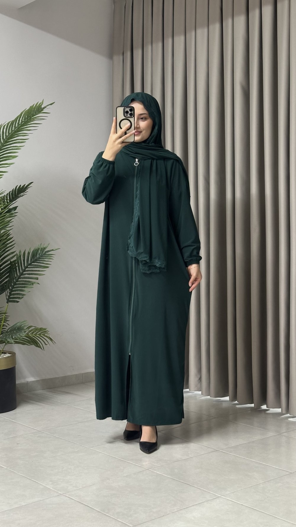 Hatice Namaz Elbisesi Zümrüt