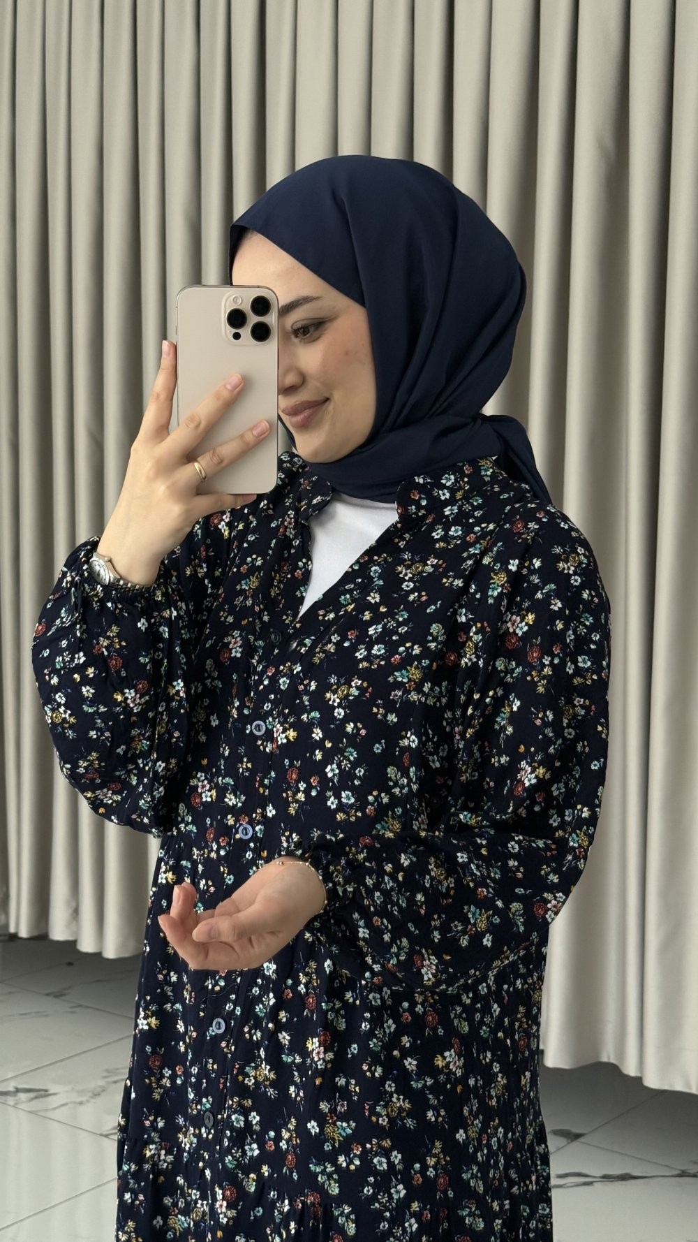 Çıtır Elbise Lacivert